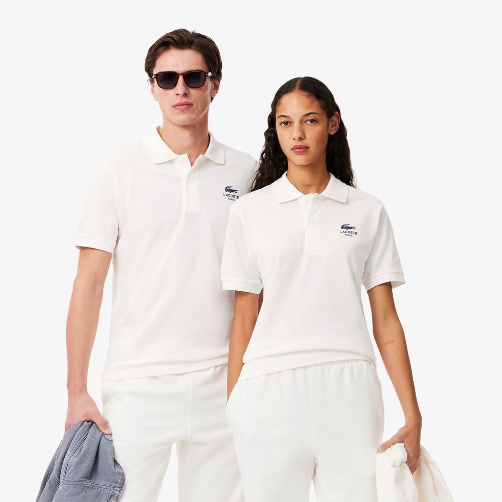 Áo Polo Lacoste Unisex L.12.12 Dáng Cổ Điển Họa Tiết In