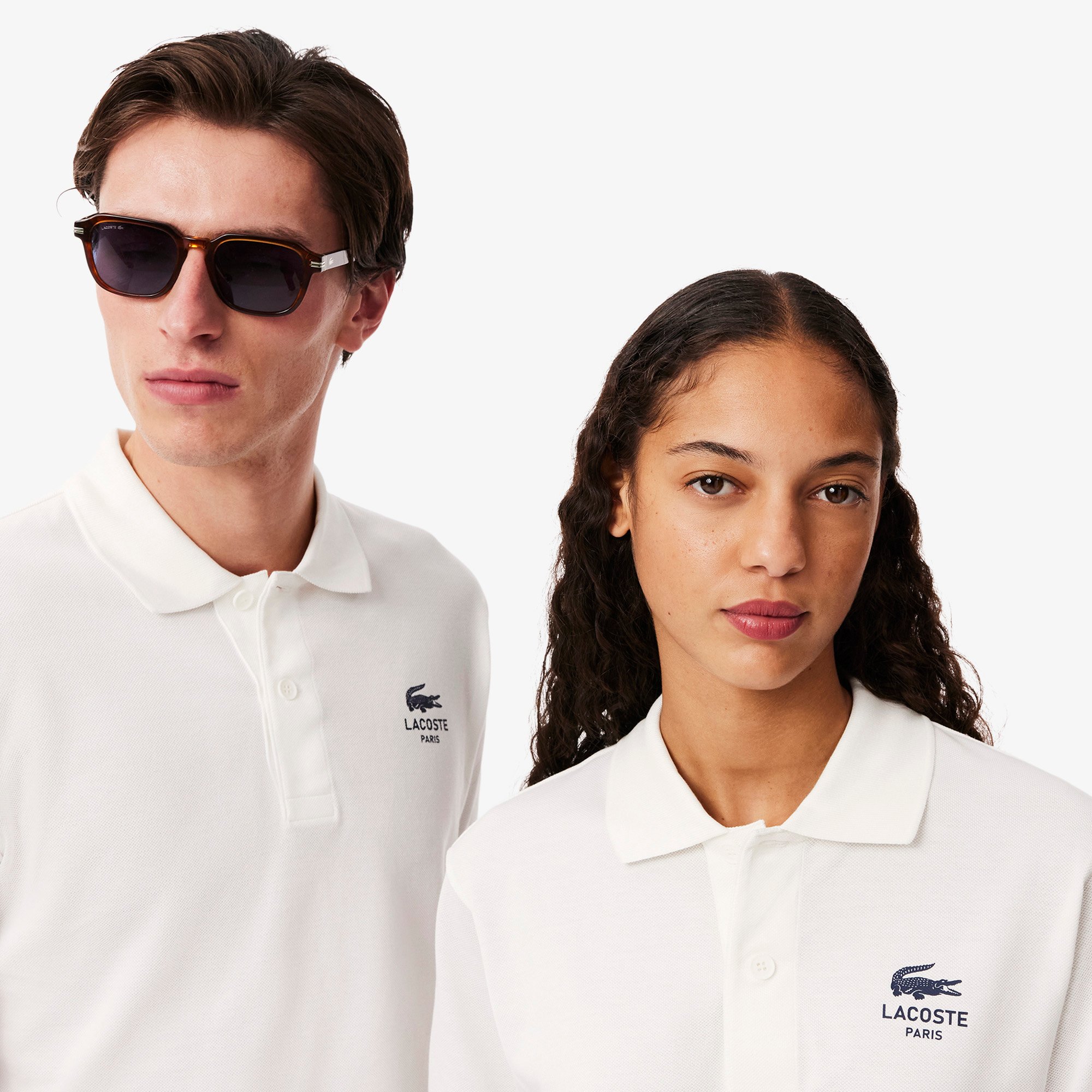 Áo Polo Lacoste Unisex L.12.12 Dáng Cổ Điển Họa Tiết In