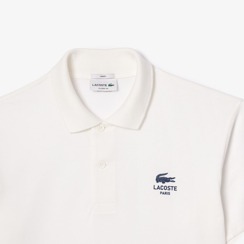 Áo Polo Lacoste Unisex L.12.12 Dáng Cổ Điển Họa Tiết In