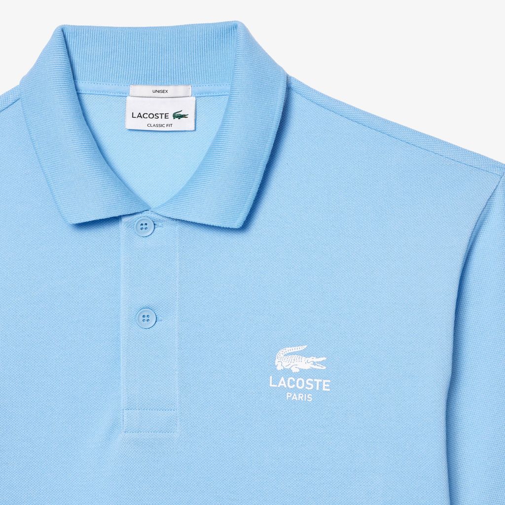 Áo Polo Lacoste Unisex L.12.12 Dáng Cổ Điển Họa Tiết In