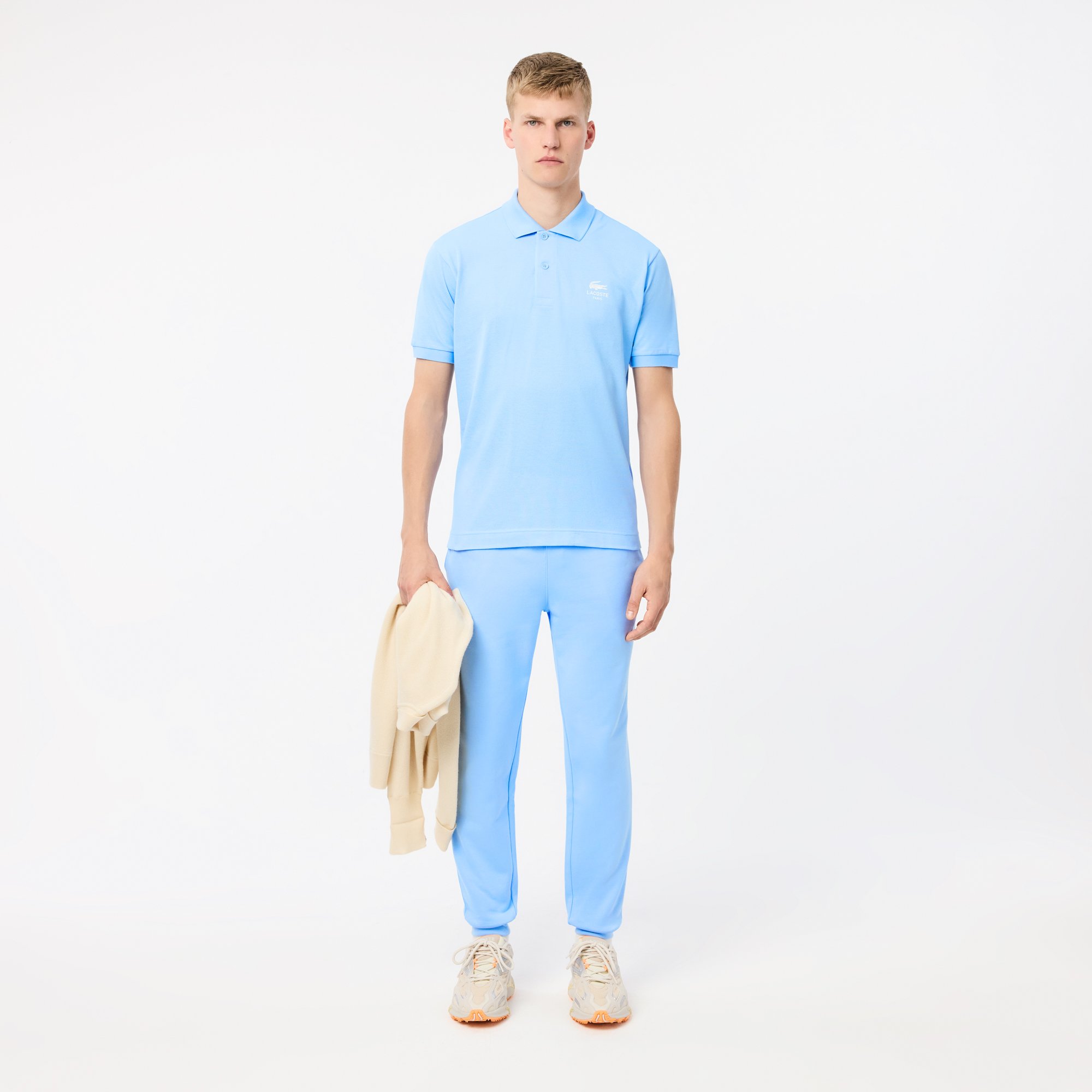 Áo Polo Lacoste Unisex L.12.12 Dáng Cổ Điển Họa Tiết In