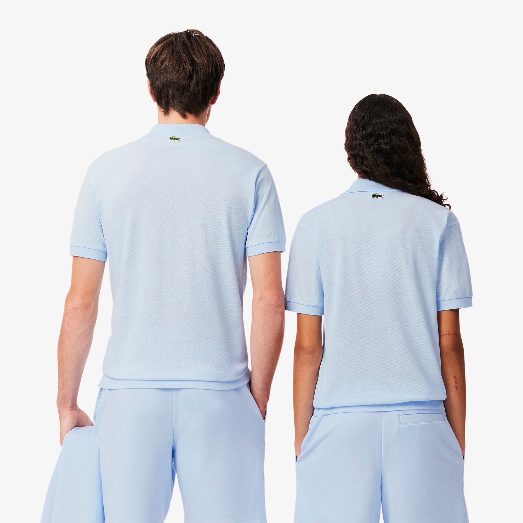 Áo Polo Lacoste Unisex L.12.12 Dáng Cổ Điển Họa Tiết In