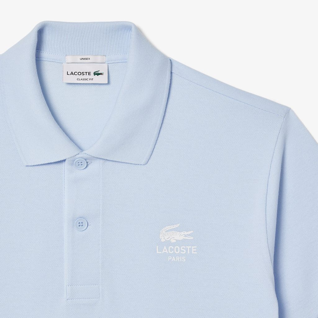 Áo Polo Lacoste Unisex L.12.12 Dáng Cổ Điển Họa Tiết In