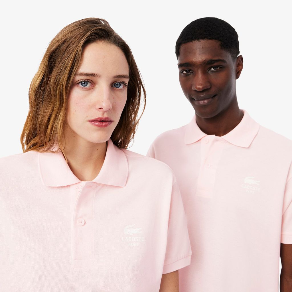 Áo Polo Lacoste Unisex L.12.12 Dáng Cổ Điển Họa Tiết In