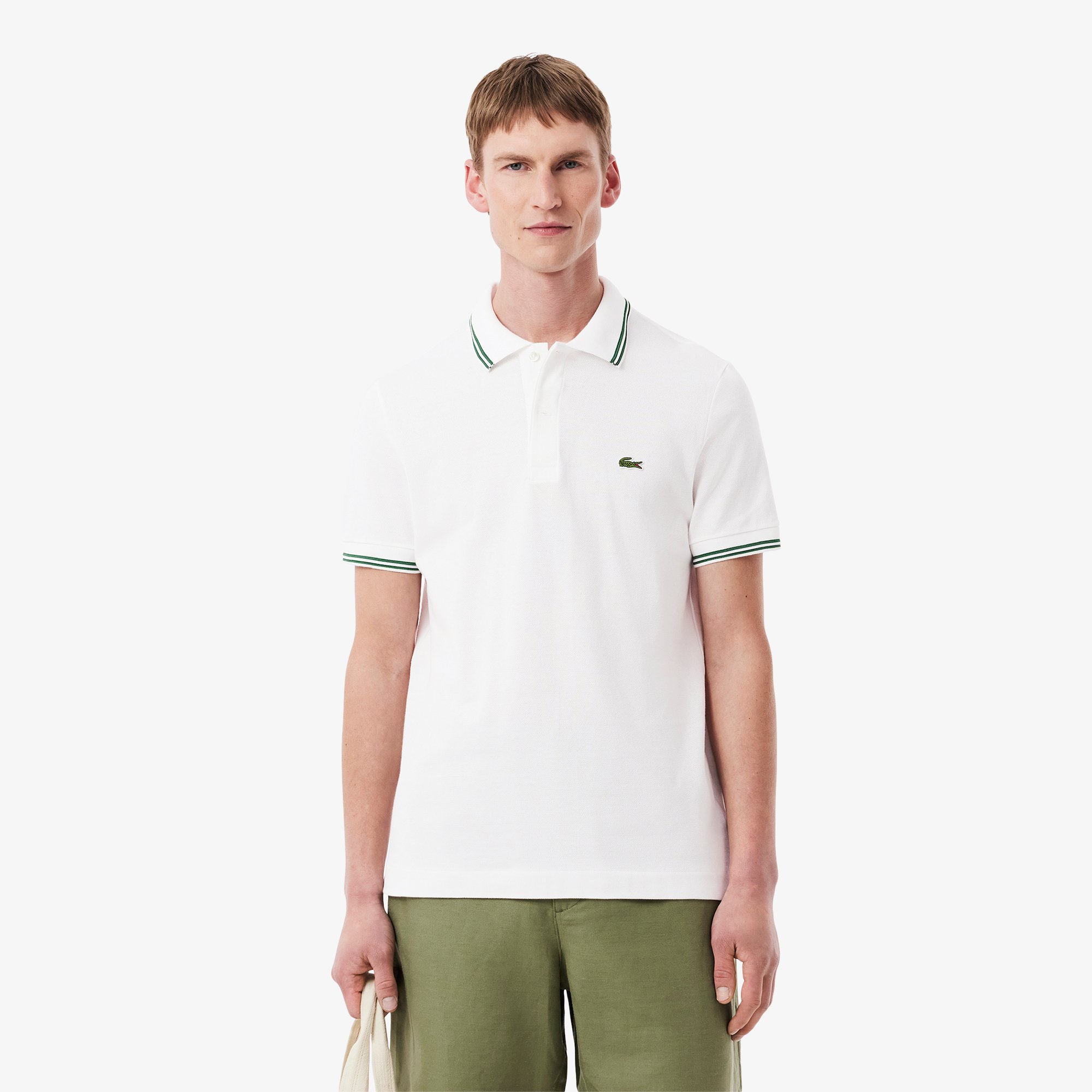 Áo Polo Lacoste Nam Dáng Suông Chất Liệu Petit Piqué L.12.12