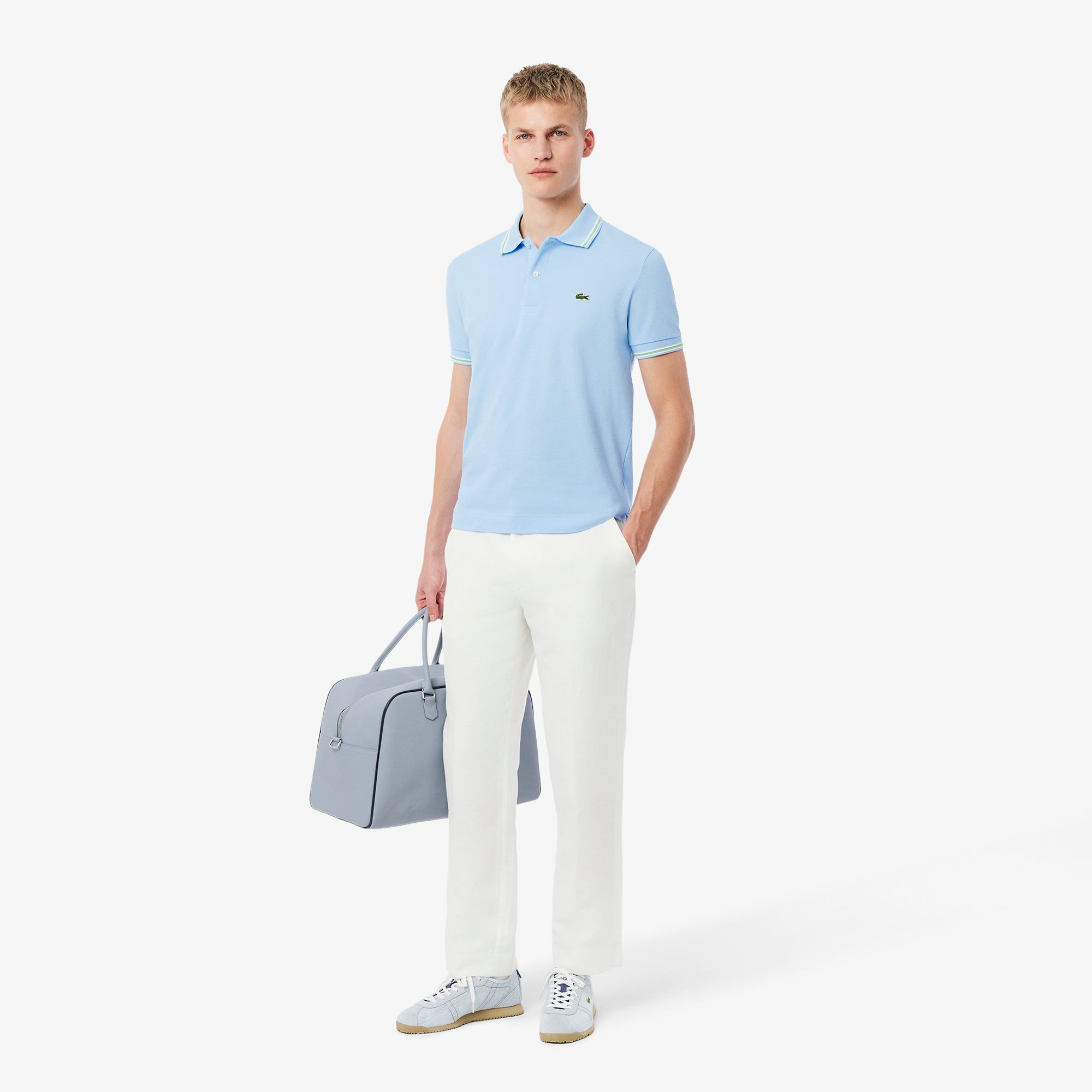 Áo Polo Lacoste Nam Dáng Suông Chất Liệu Petit Piqué L.12.12