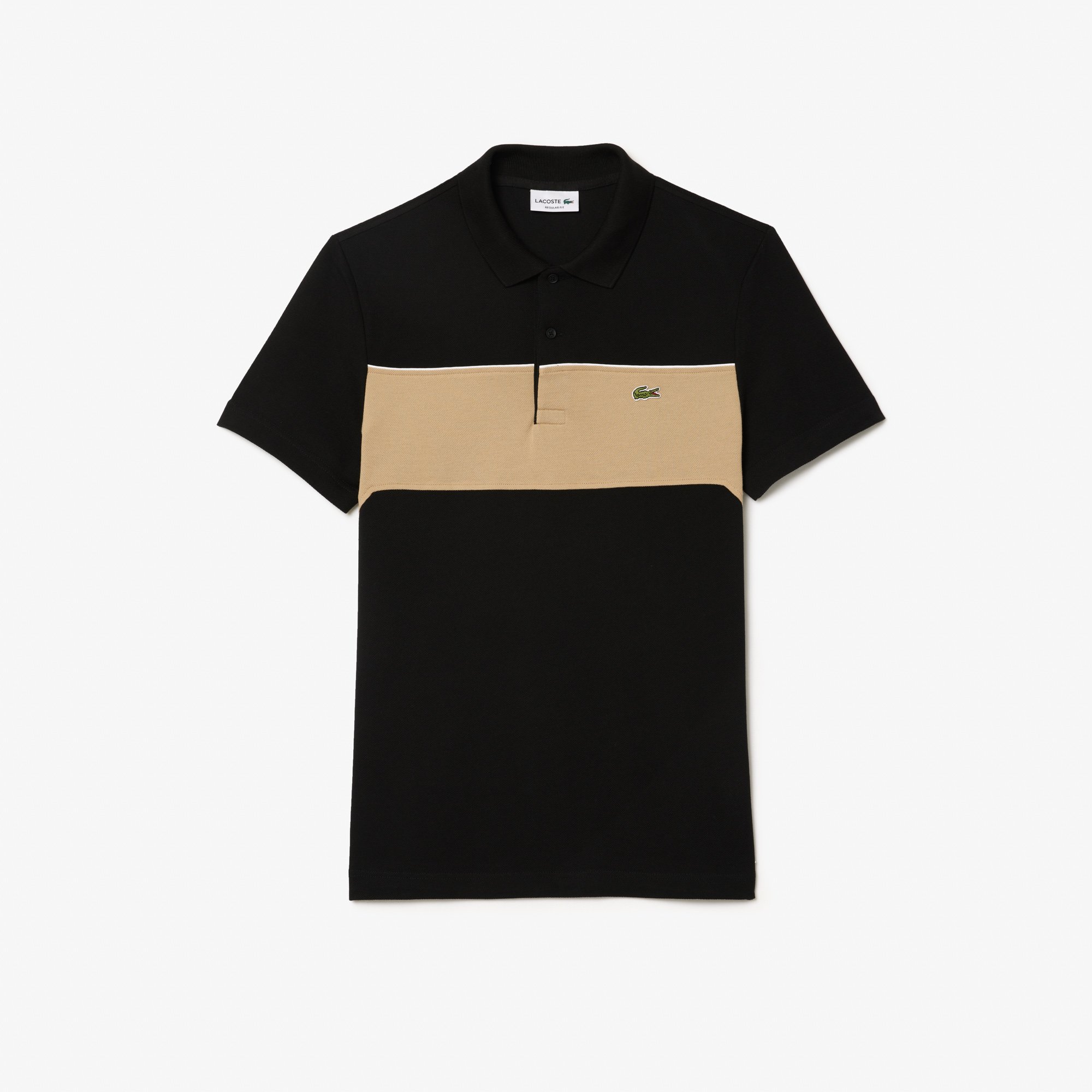Áo Polo Lacoste Nam L.12.12 Dáng Suông Color-Block
