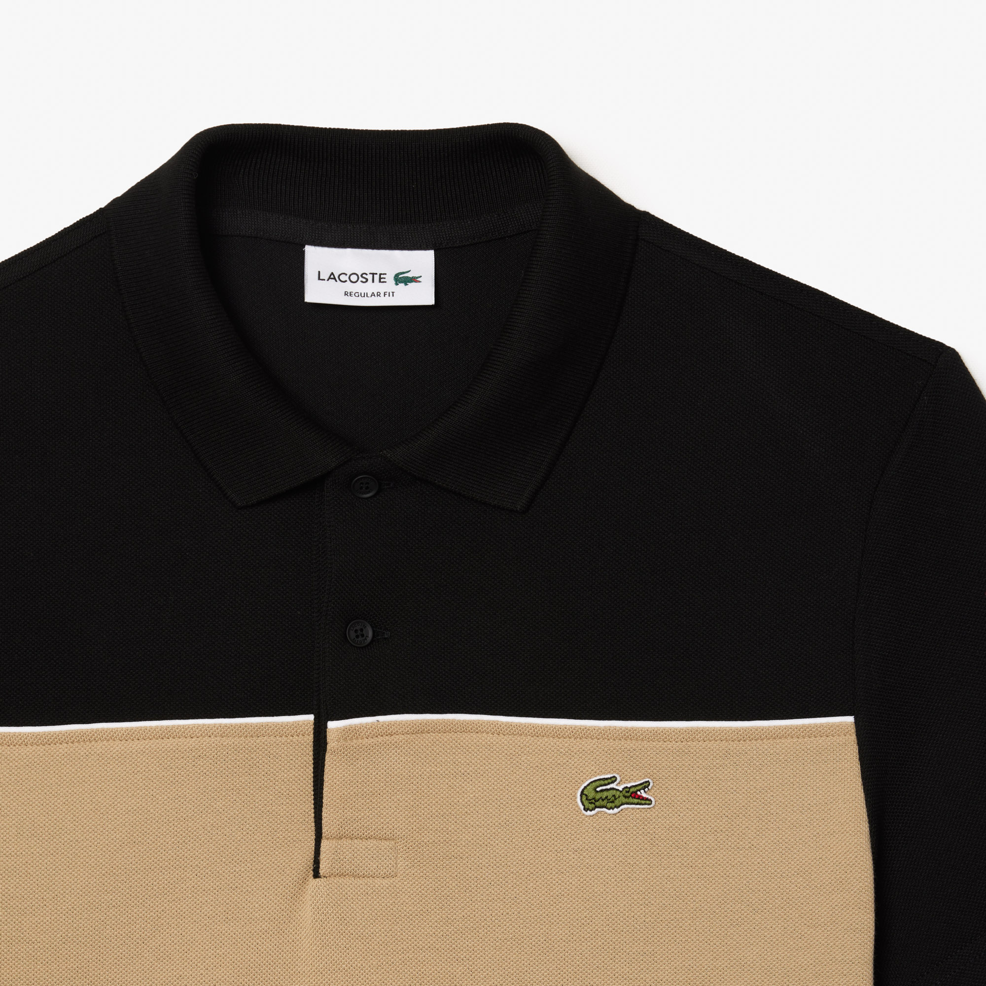 Áo Polo Lacoste Nam L.12.12 Dáng Suông Color-Block