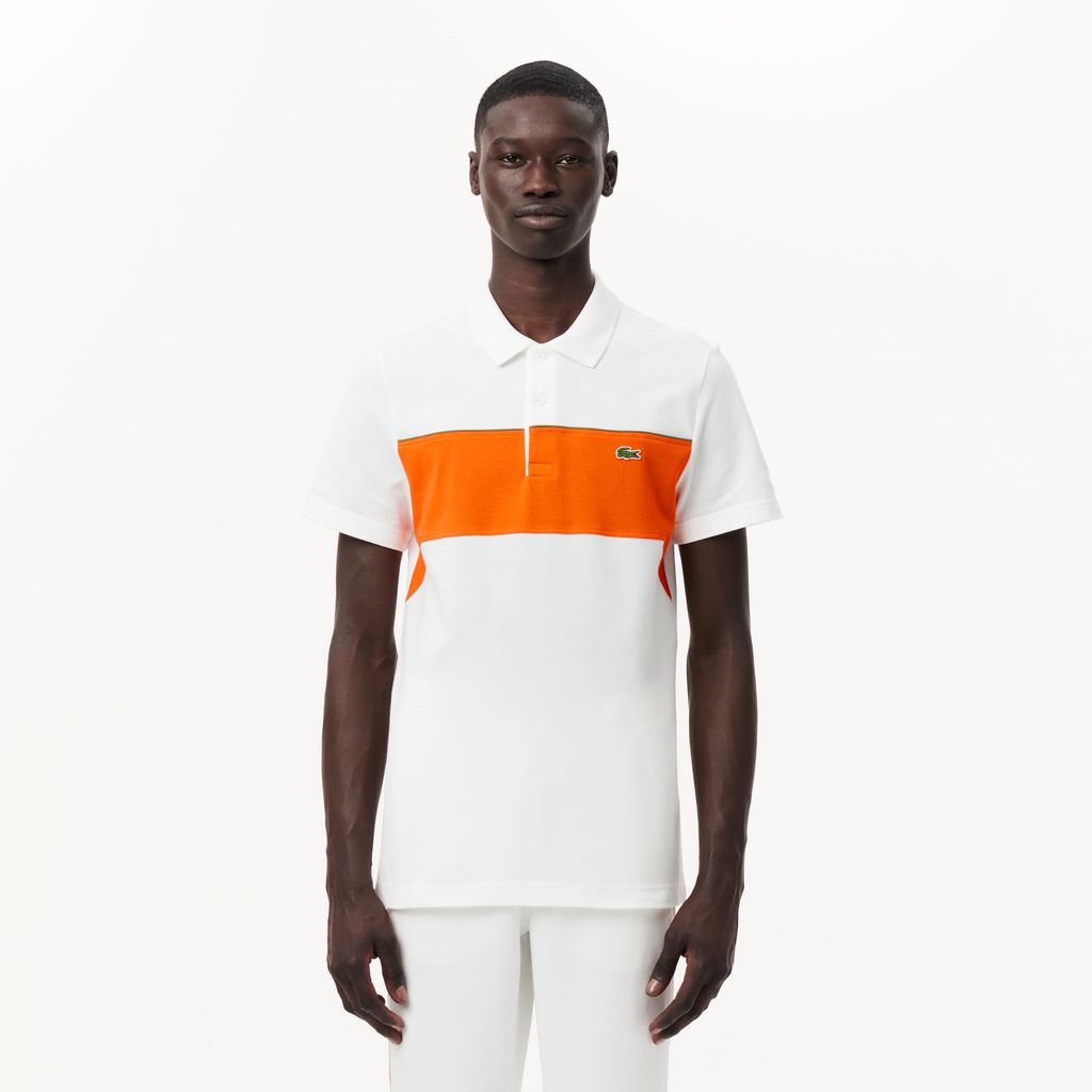 Áo Polo Lacoste Nam L.12.12 Dáng Suông Color-Block