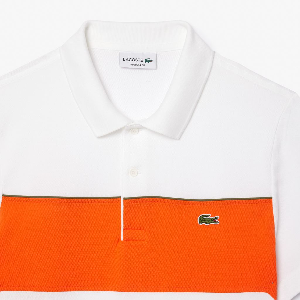 Áo Polo Lacoste Nam L.12.12 Dáng Suông Color-Block