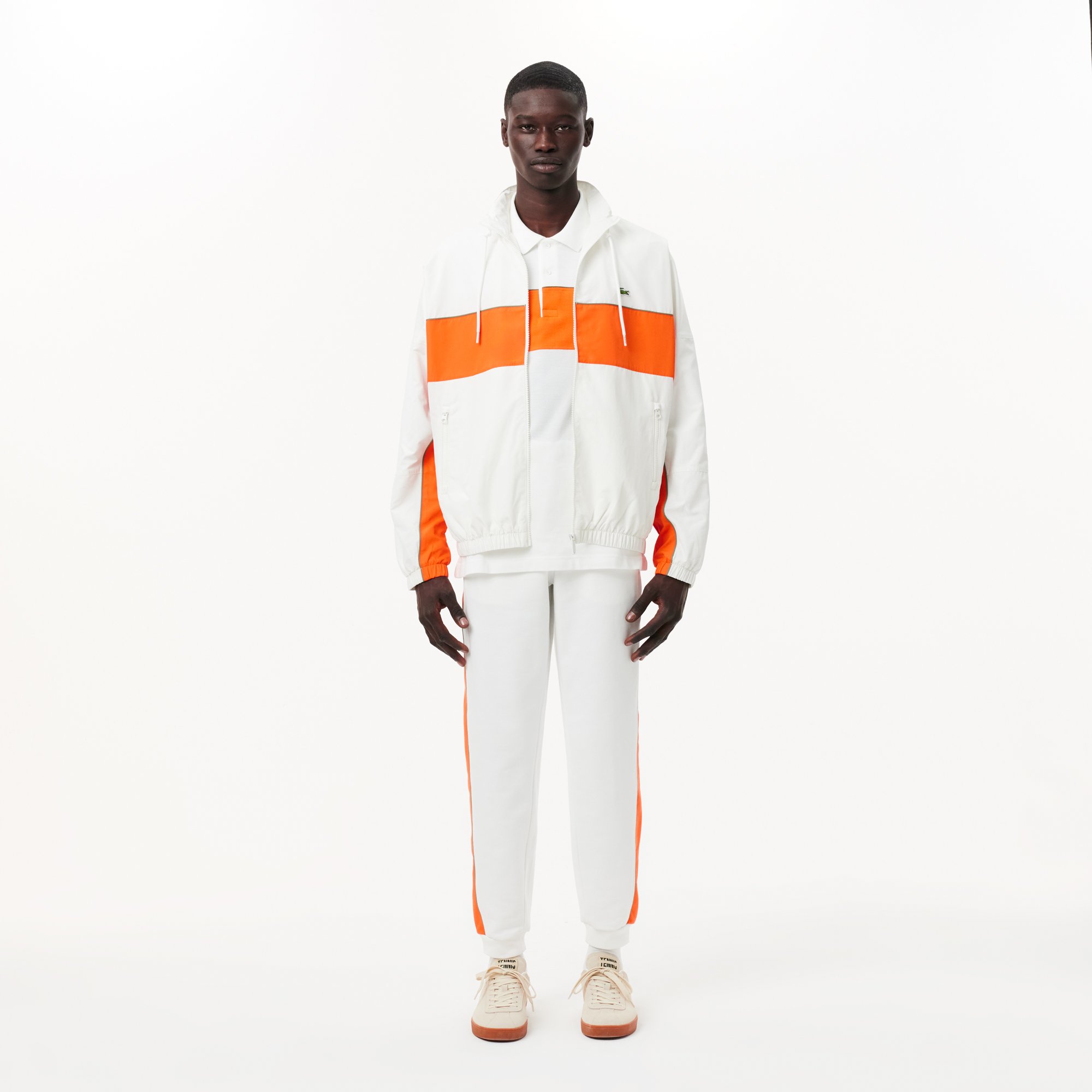 Áo Polo Lacoste Nam L.12.12 Dáng Suông Color-Block