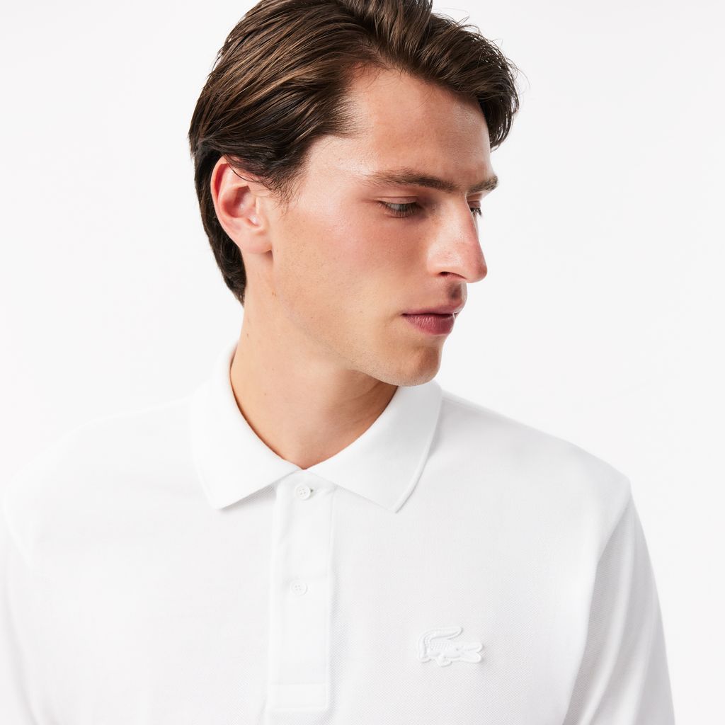 Áo Polo Lacoste Nam Dáng Cổ Điển L.12.12 Có Huy Hiệu