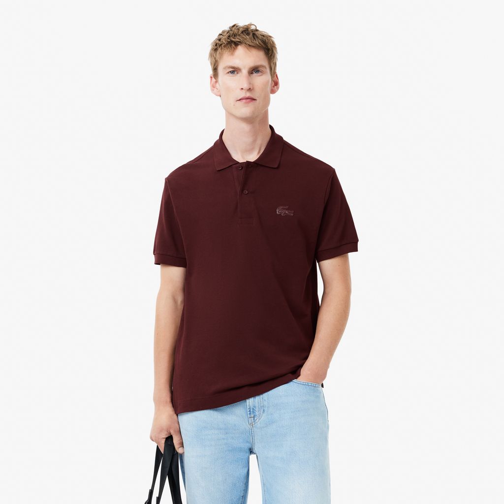 Áo Polo Lacoste Nam Dáng Cổ Điển L.12.12 Có Huy Hiệu