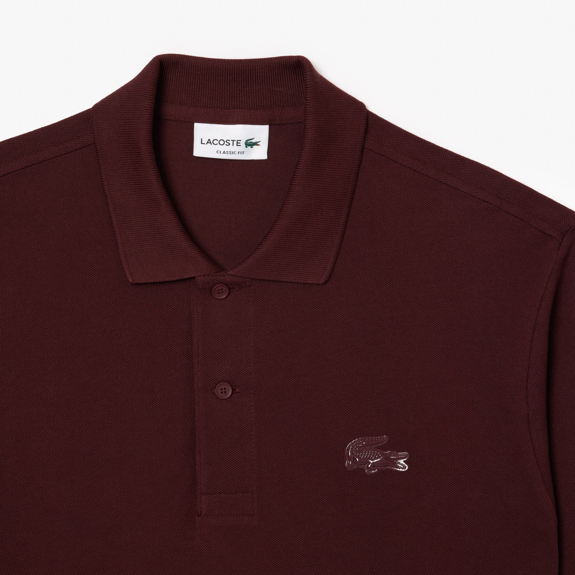 Áo Polo Lacoste Nam Dáng Cổ Điển L.12.12 Có Huy Hiệu
