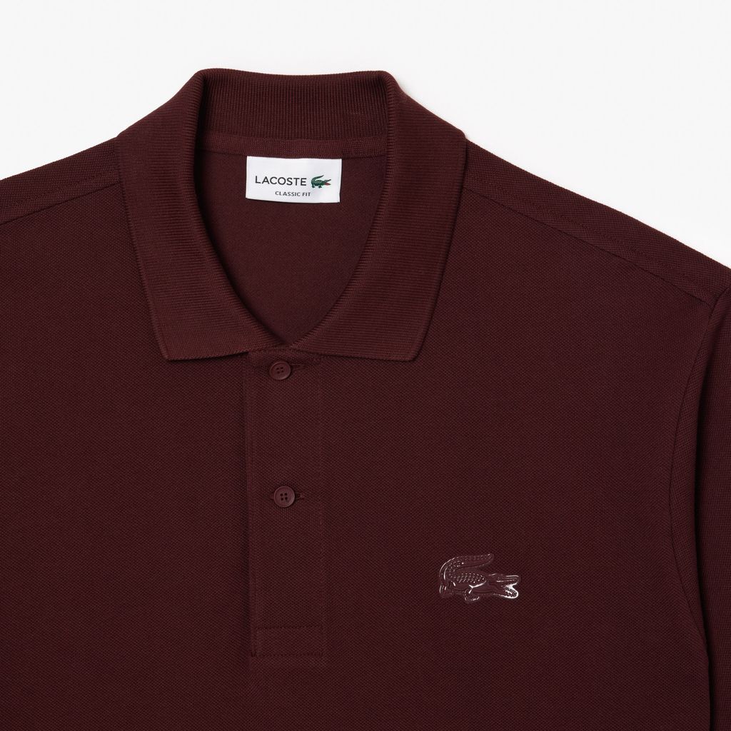 Áo Polo Lacoste Nam Dáng Cổ Điển L.12.12 Có Huy Hiệu