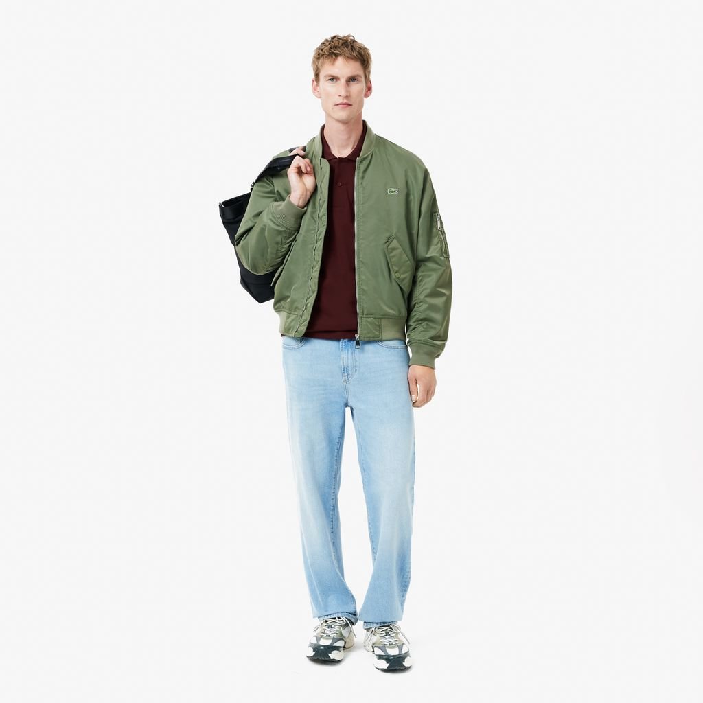 Áo Polo Lacoste Nam Dáng Cổ Điển L.12.12 Có Huy Hiệu