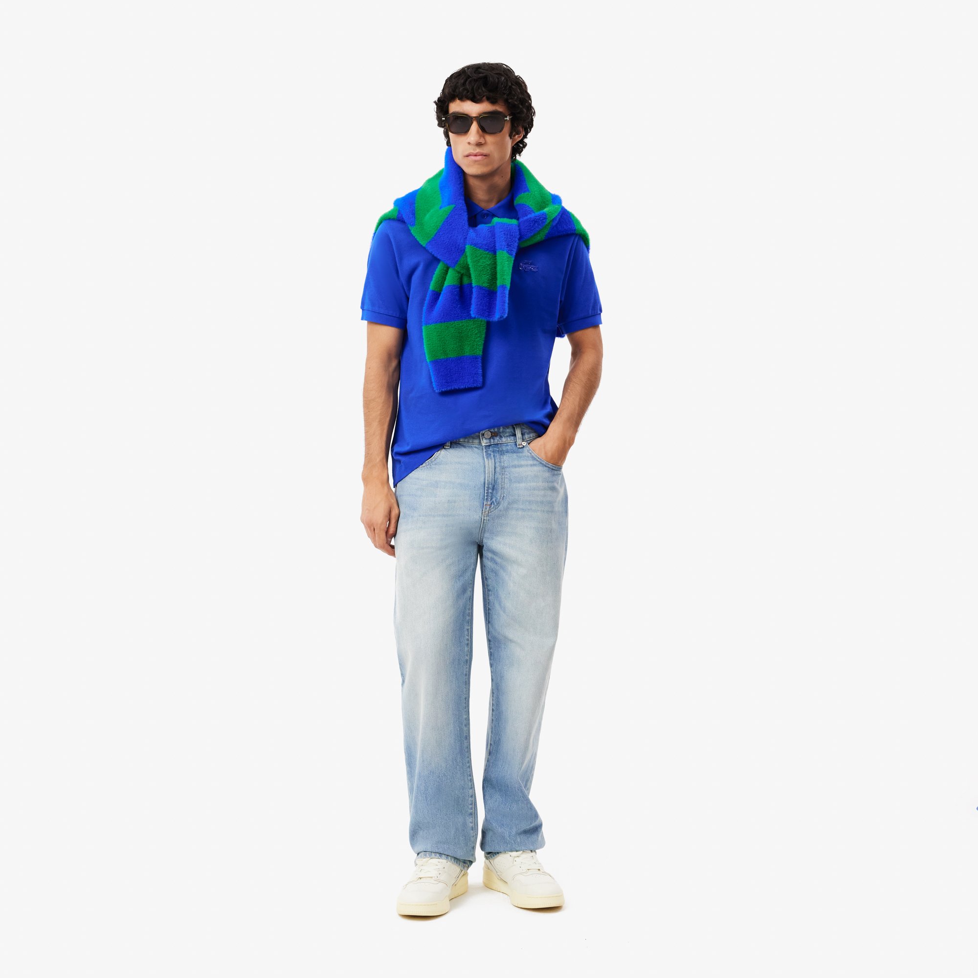 Áo Polo Lacoste Nam Dáng Cổ Điển L.12.12 Có Huy Hiệu