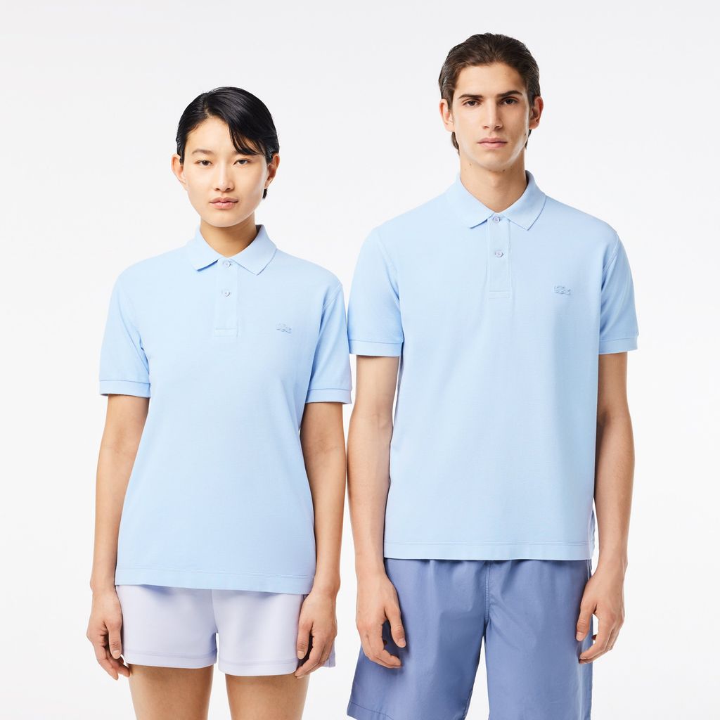 Áo Polo Lacoste Unisex L.12.12 Dáng Cổ Điển Chất Liệu Cotton Piqué Màu Nhuộm Tự Nhiên
