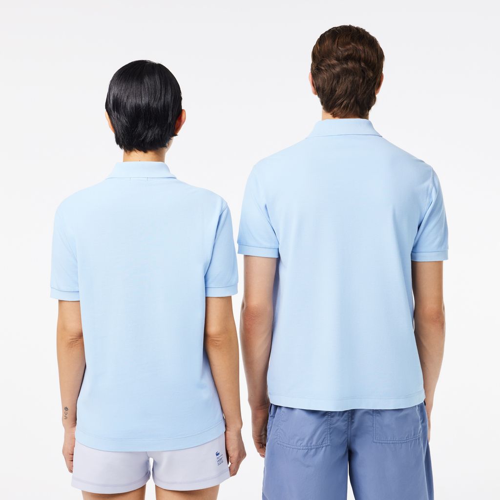 Áo Polo Lacoste Unisex L.12.12 Dáng Cổ Điển Chất Liệu Cotton Piqué Màu Nhuộm Tự Nhiên
