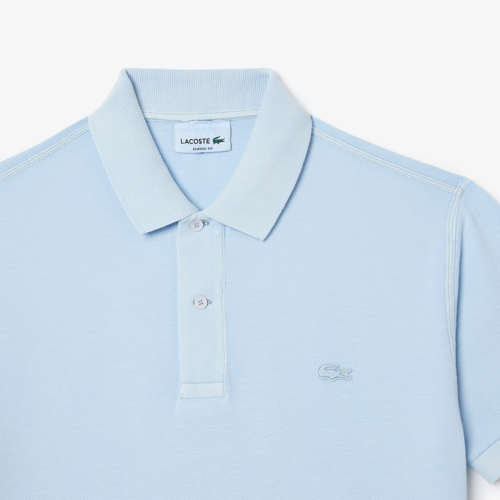 Áo Polo Lacoste Unisex L.12.12 Dáng Cổ Điển Chất Liệu Cotton Piqué Màu Nhuộm Tự Nhiên