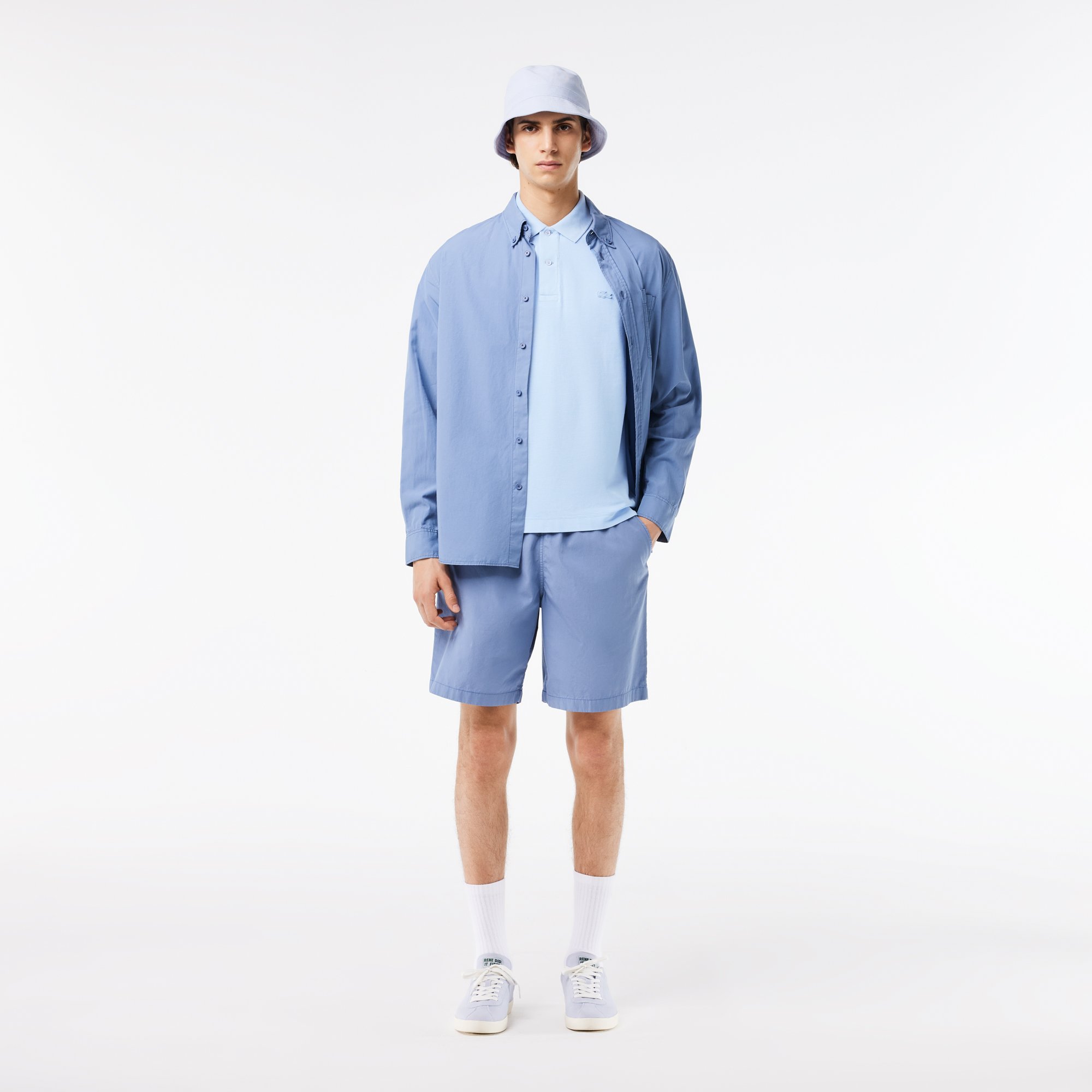 Áo Polo Lacoste Unisex L.12.12 Dáng Cổ Điển Chất Liệu Cotton Piqué Màu Nhuộm Tự Nhiên