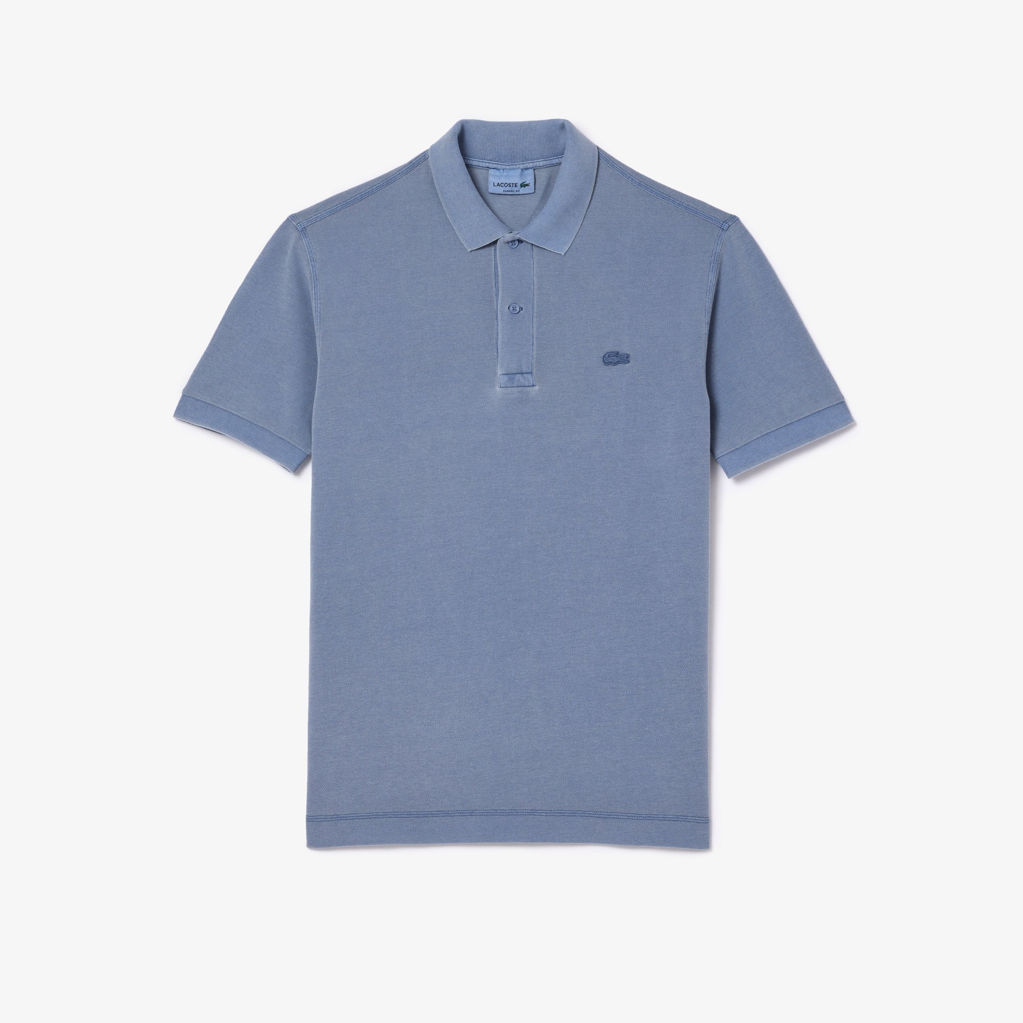 Áo Polo Lacoste Unisex L.12.12 Dáng Cổ Điển Chất Liệu Cotton Piqué Màu Nhuộm Tự Nhiên