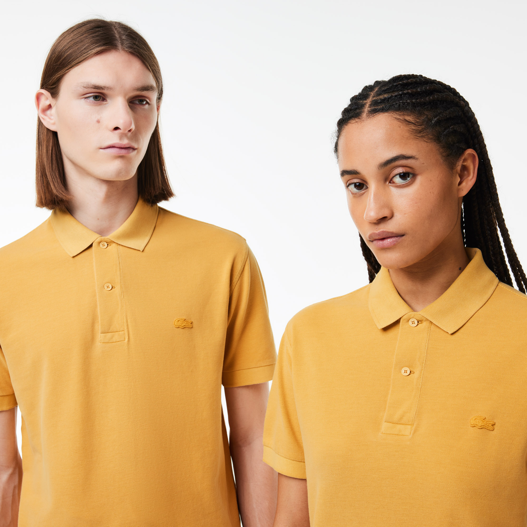 Áo Polo Lacoste Unisex L.12.12 Dáng Cổ Điển Chất Liệu Cotton Piqué Màu Nhuộm Tự Nhiên