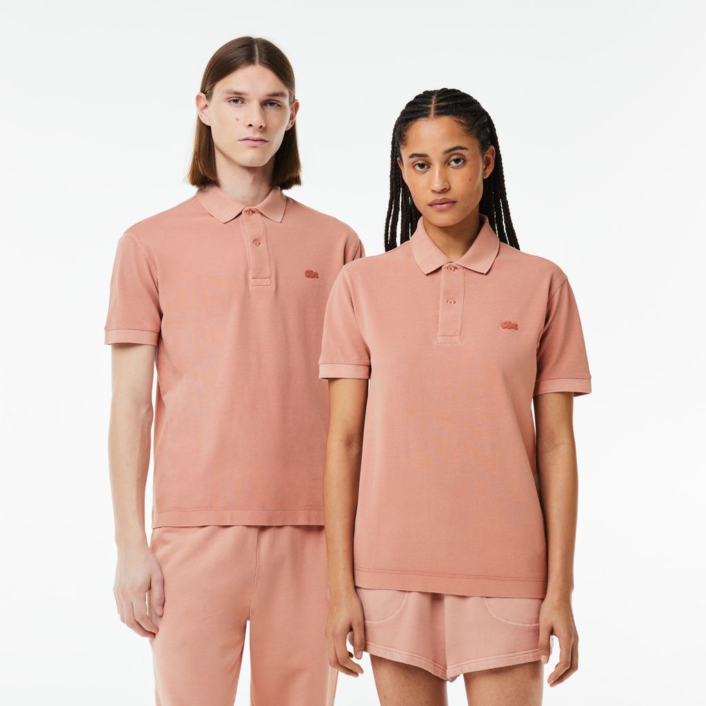 Áo Polo Lacoste Unisex Dáng Cổ Điển Chất Liệu Cotton Piqué