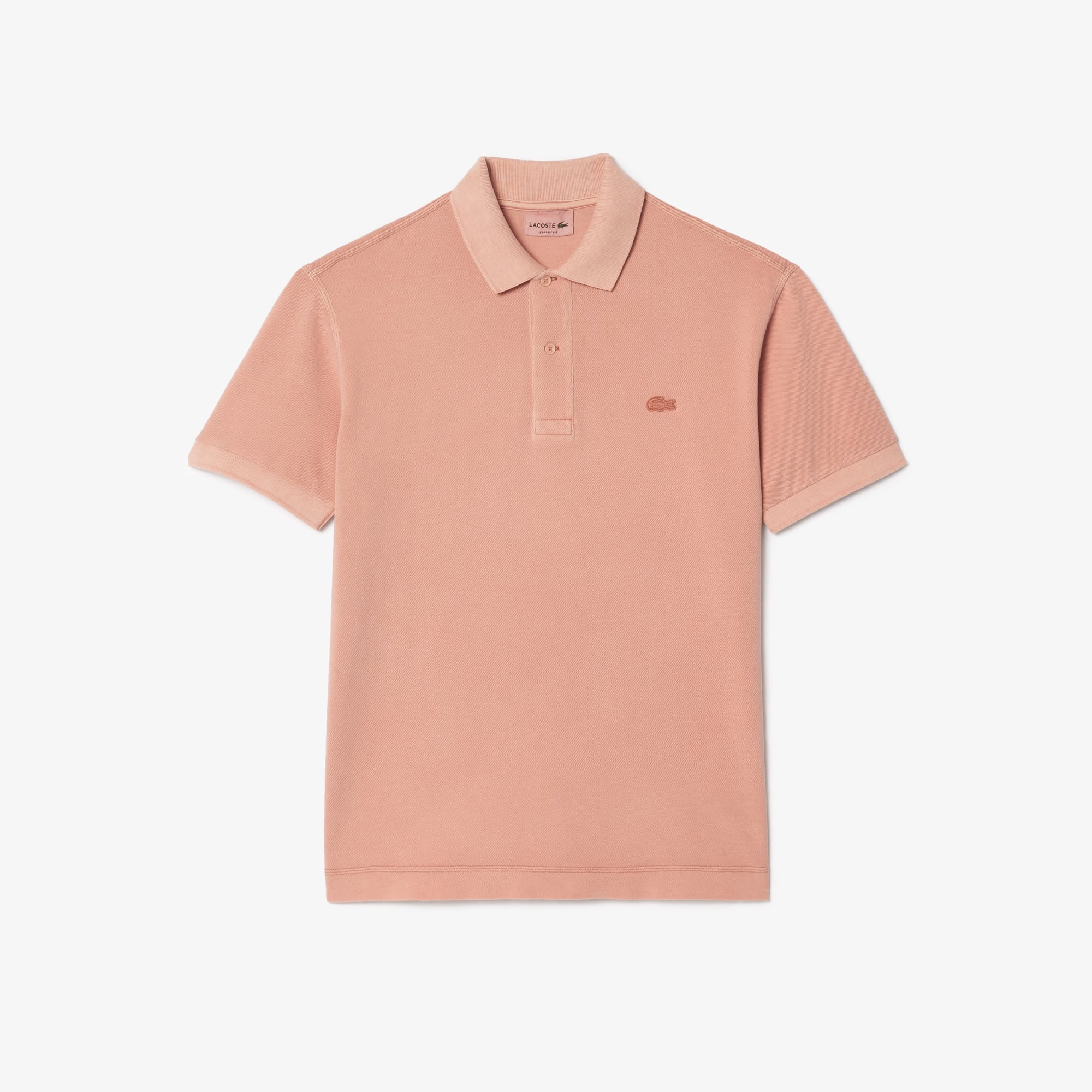 Áo Polo Lacoste Unisex L.12.12 Dáng Cổ Điển Chất Liệu Cotton Piqué Màu Nhuộm Tự Nhiên
