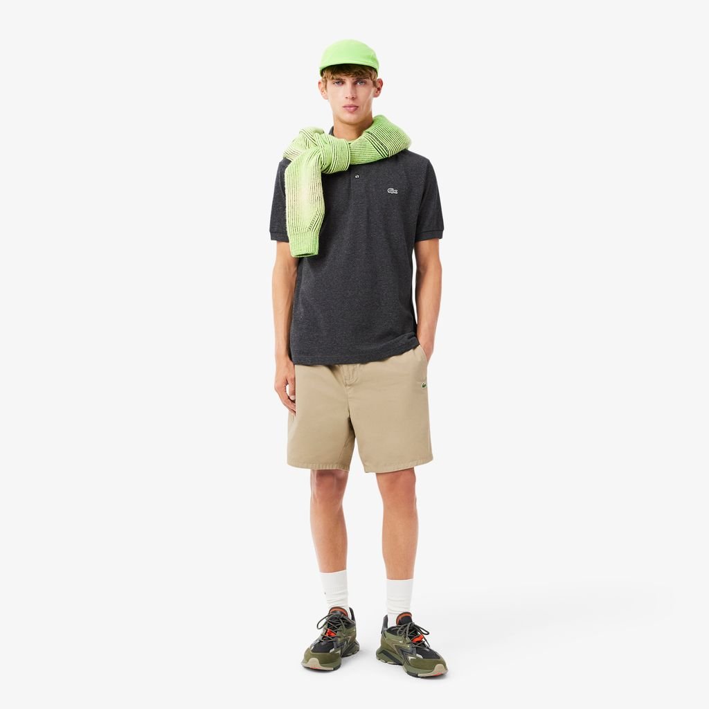 Áo Polo Lacoste Nam Dáng Cổ Điển L.12.12 Chất Liệu Petit Piqué