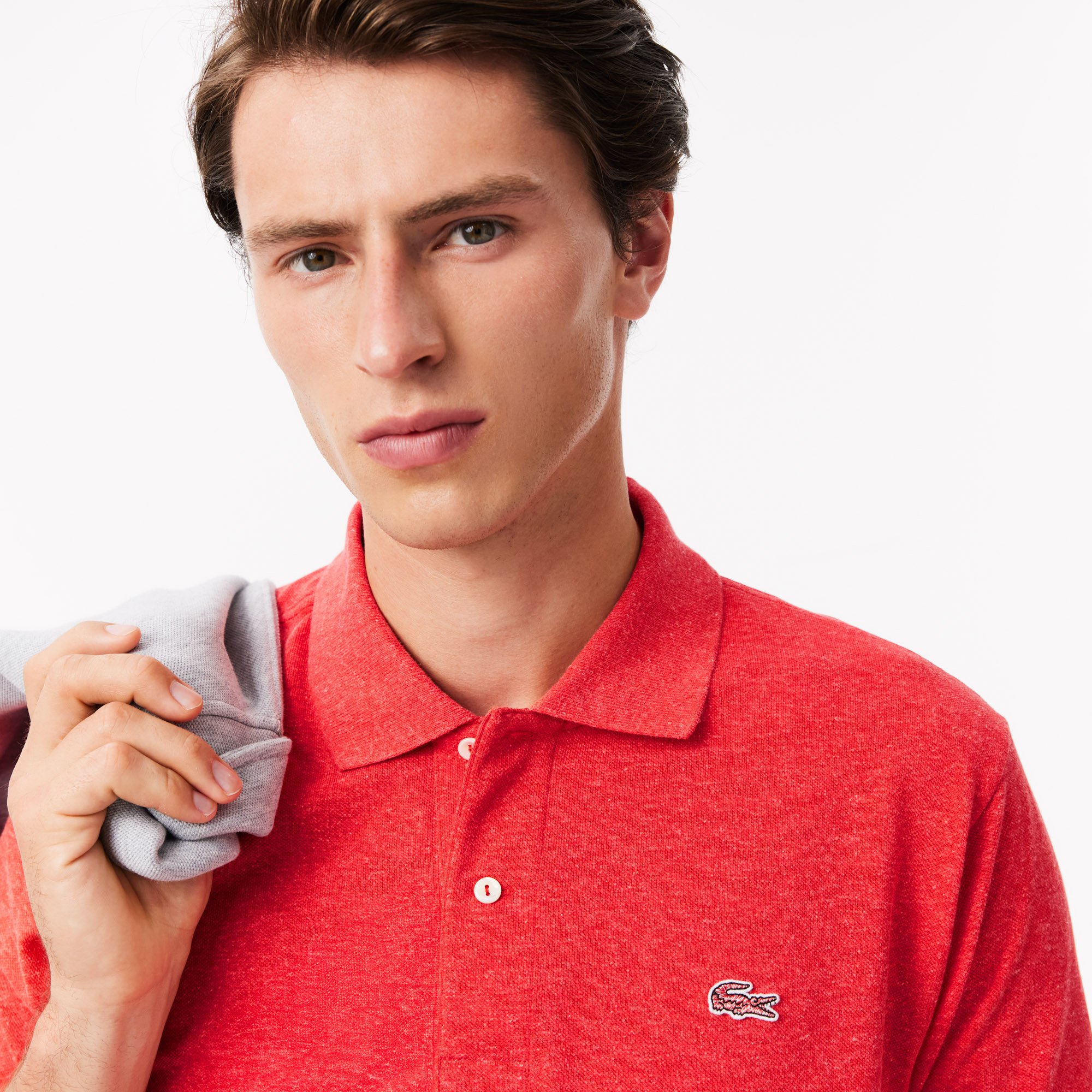 Áo Polo Lacoste Nam Dáng Cổ Điển L.12.12 Chất Liệu Petit Piqué