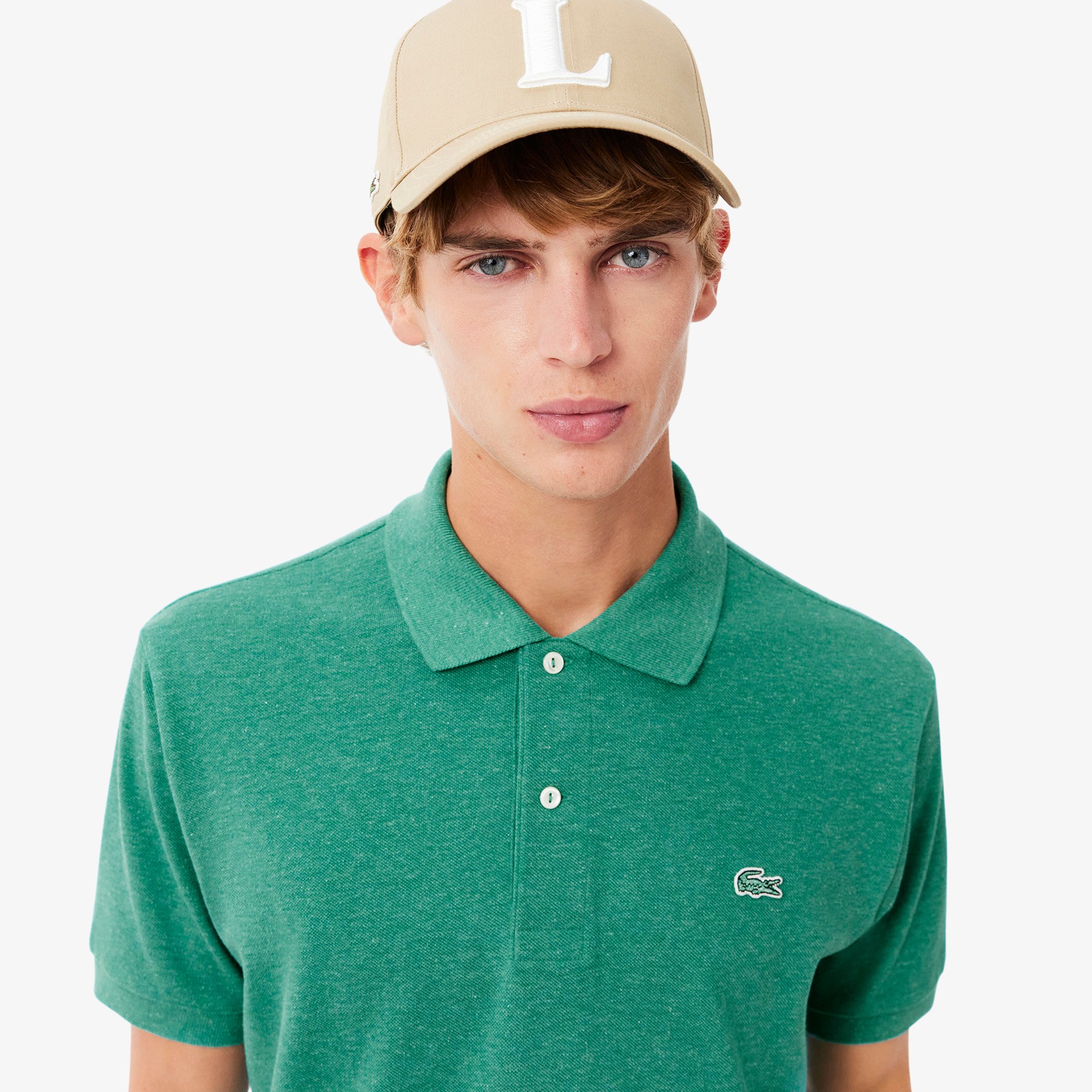 Áo Polo Lacoste Nam Dáng Cổ Điển L.12.12 Chất Liệu Petit Piqué
