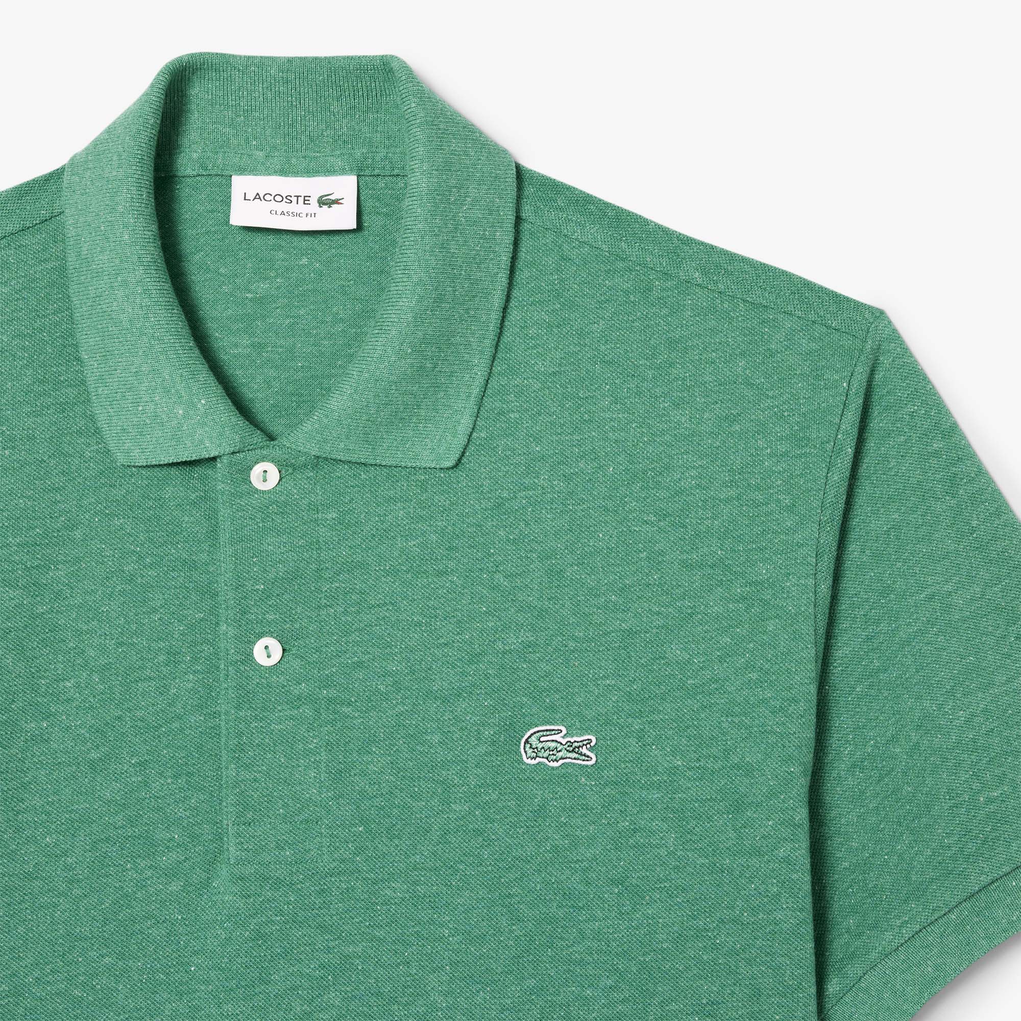 Áo Polo Lacoste Nam Dáng Cổ Điển L.12.12 Chất Liệu Petit Piqué
