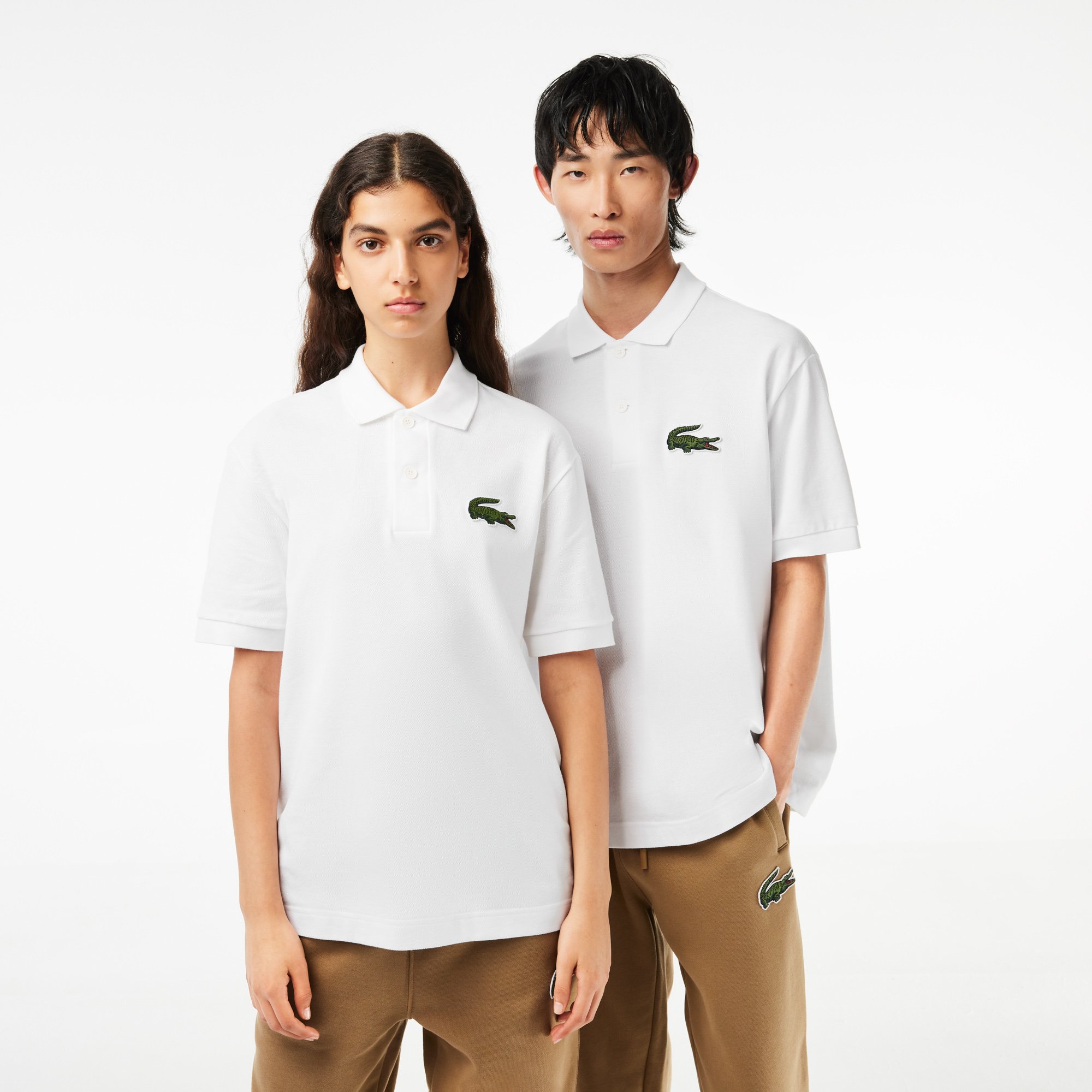Áo Polo Lacoste Unisex Piqué L.12.12 Dáng Rộng