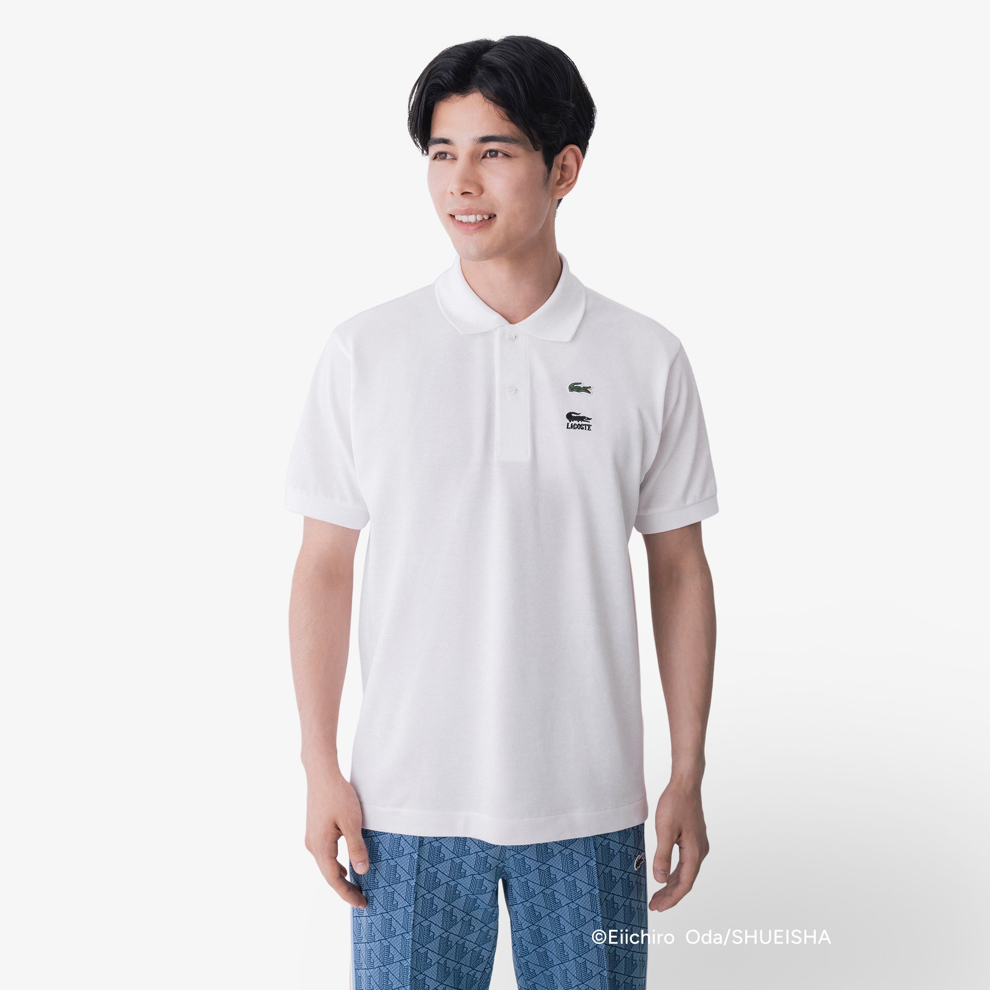 Áo Polo Lacoste Nam L.12.12 Lacoste x ONE PIECE Dáng Cổ Điển