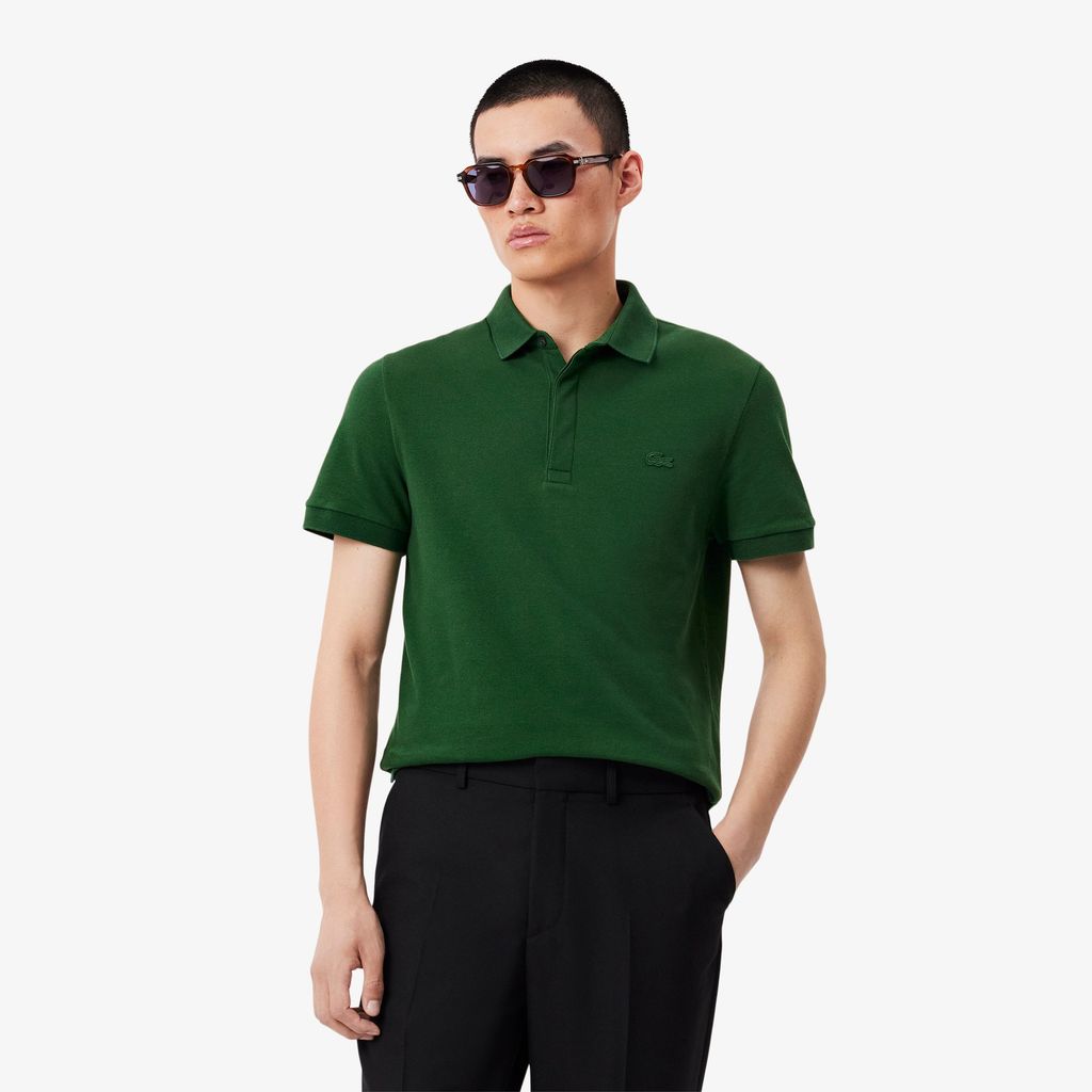 Áo Polo Lacoste Nam Paris Dáng Suông Piqué Co Dãn