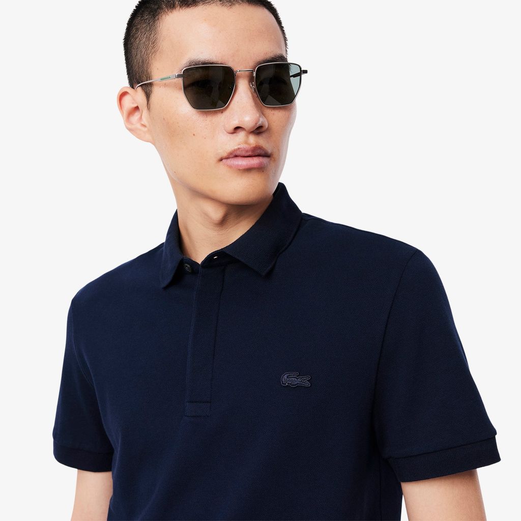 Áo Polo Lacoste Nam Paris Dáng Suông Piqué Co Dãn