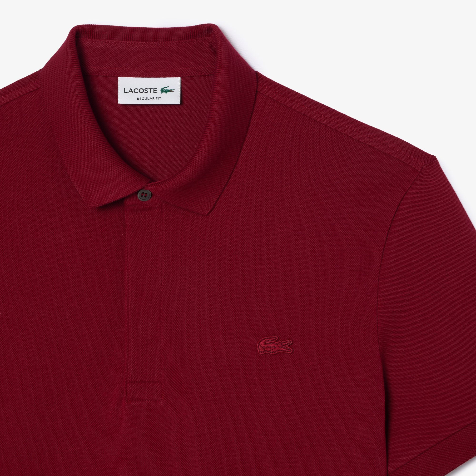 Áo Polo Lacoste Nam Paris Dáng Suông Piqué Co Dãn