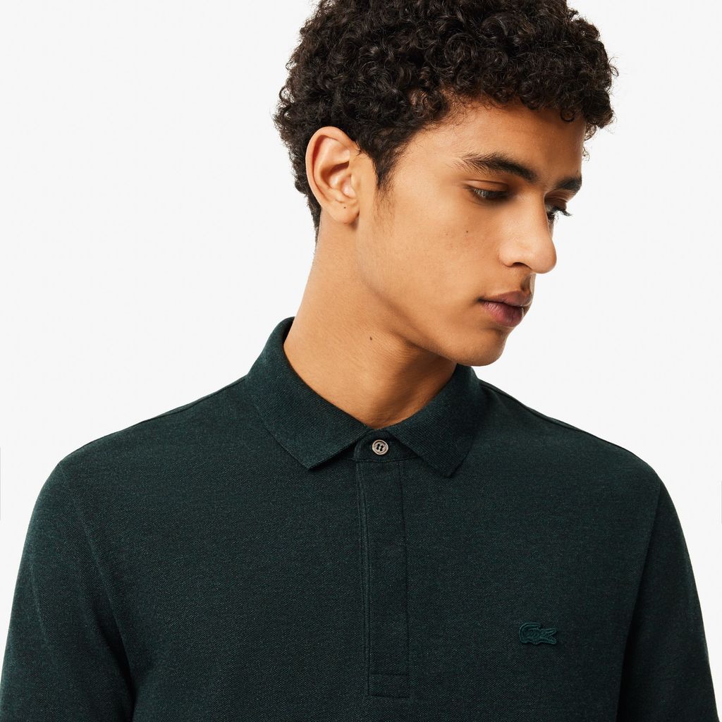 Áo Polo Lacoste Nam Paris Dáng Suông Piqué Co Dãn