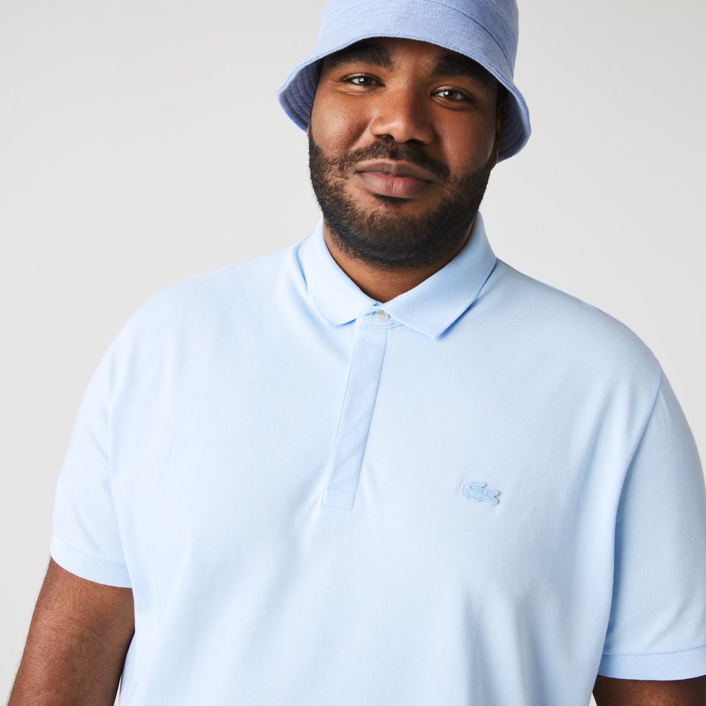 Áo Polo Lacoste Nam Paris Dáng Suông Piqué Co Dãn