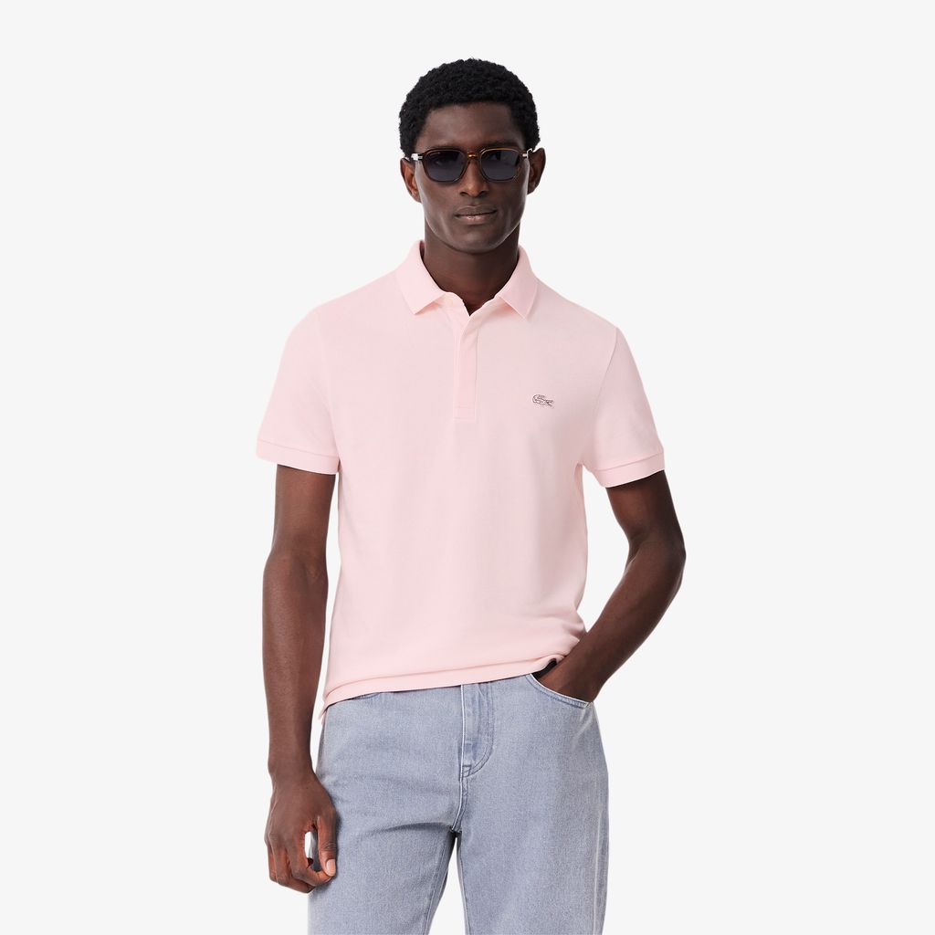 Áo Polo Lacoste Nam Paris Dáng Suông Piqué Co Dãn