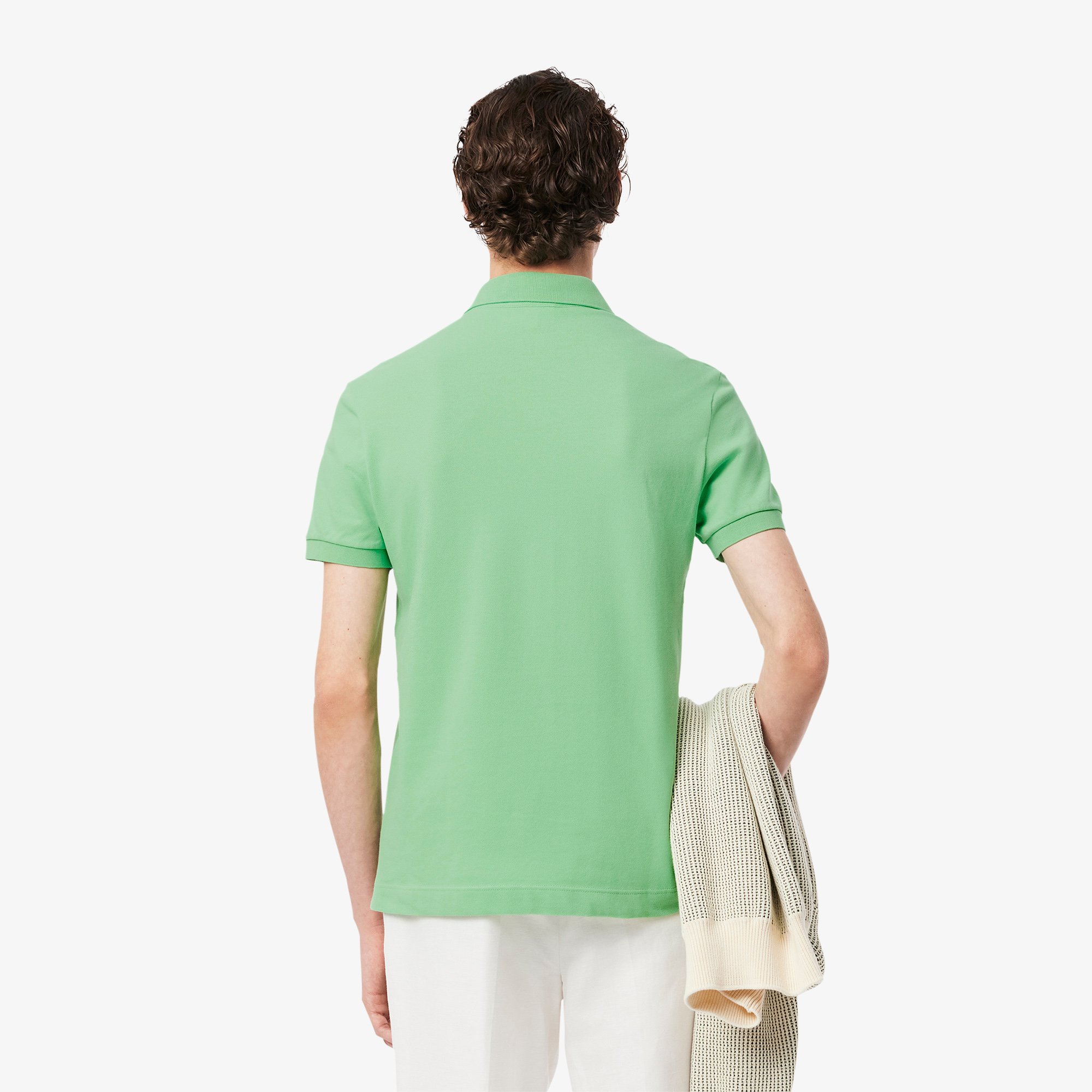 Áo Polo Lacoste Nam Paris Dáng Suông Piqué Co Dãn