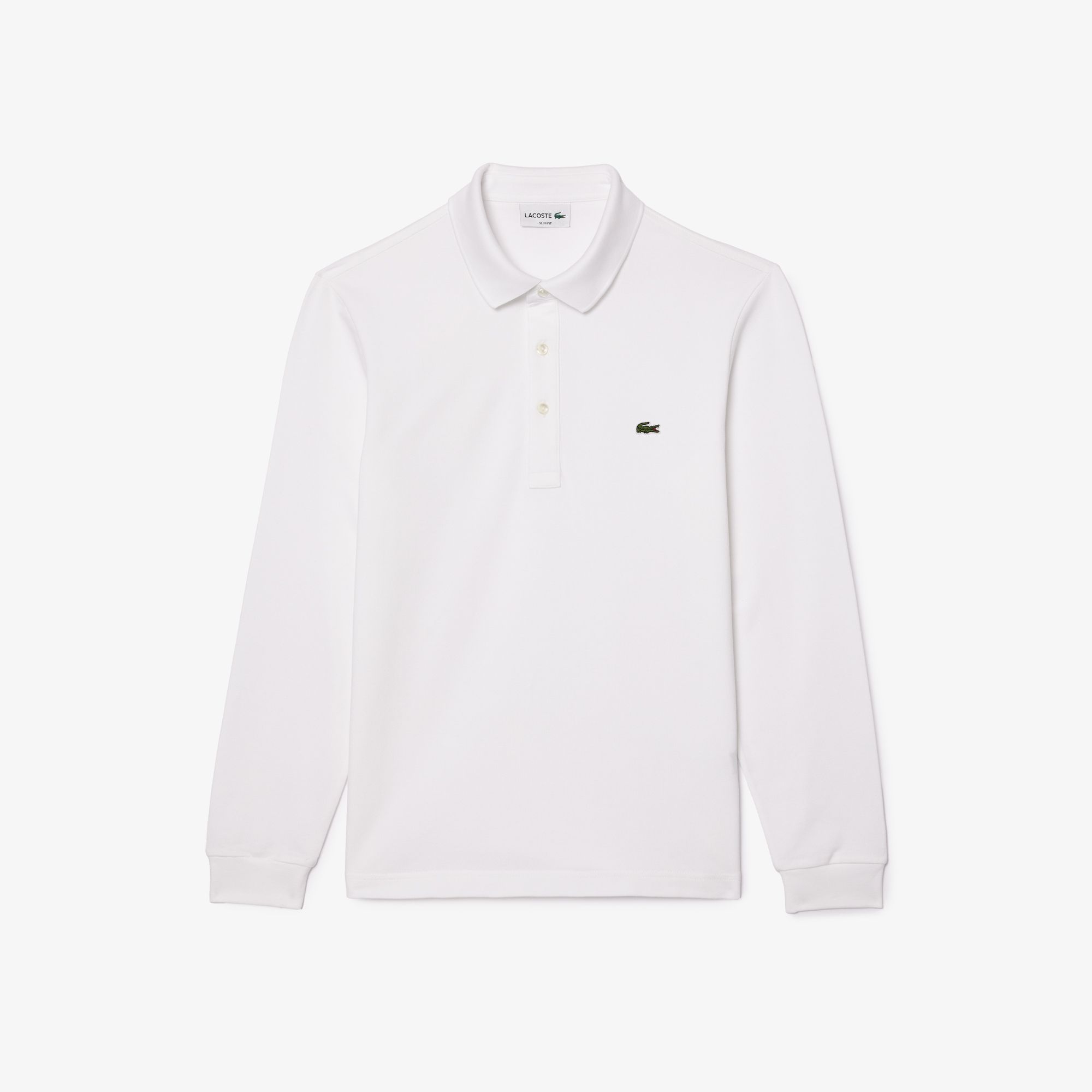 Áo Polo Lacoste Nam Ôm Dáng Dài Tay Co Giãn