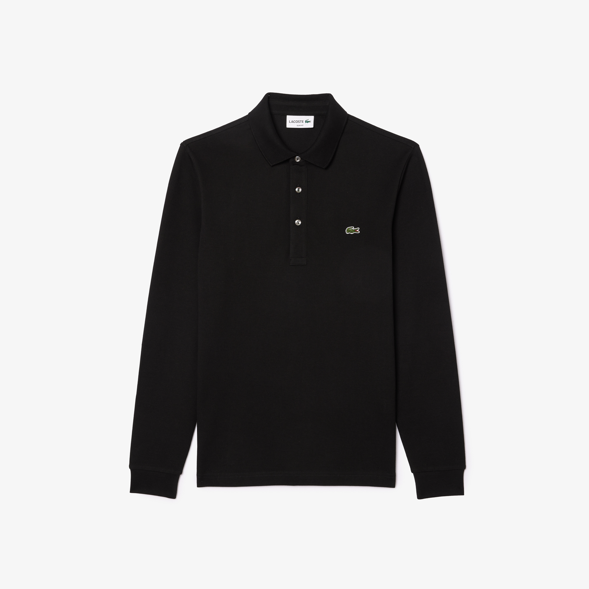 Áo Polo Lacoste Nam Ôm Dáng Dài Tay Co Giãn