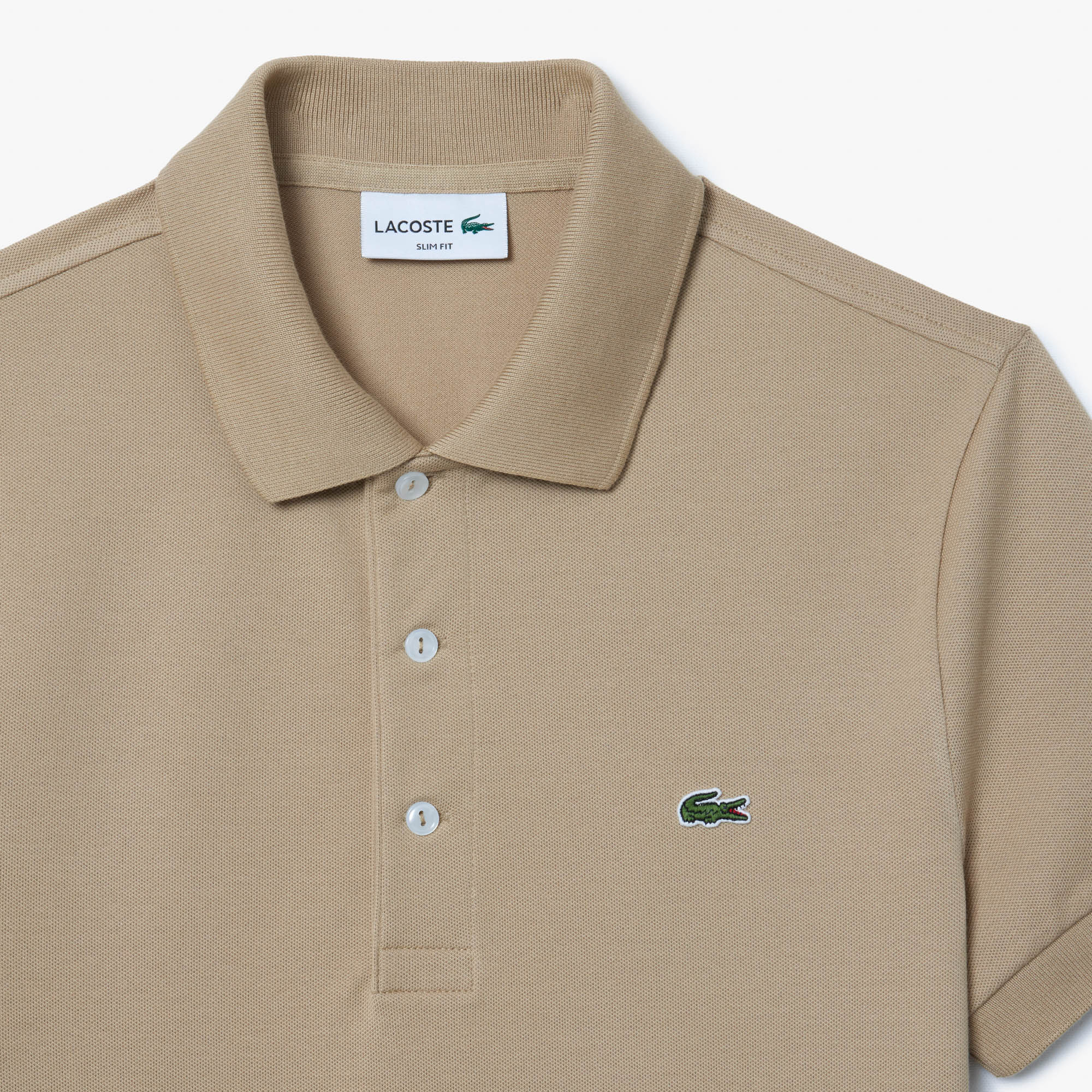 Áo Polo Lacoste Nam Piqué Ôm Dáng Co Dãn