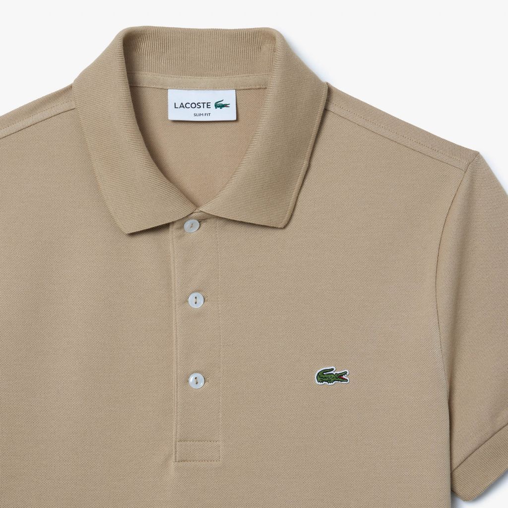 Áo Polo Lacoste Nam Piqué Ôm Dáng Co Dãn