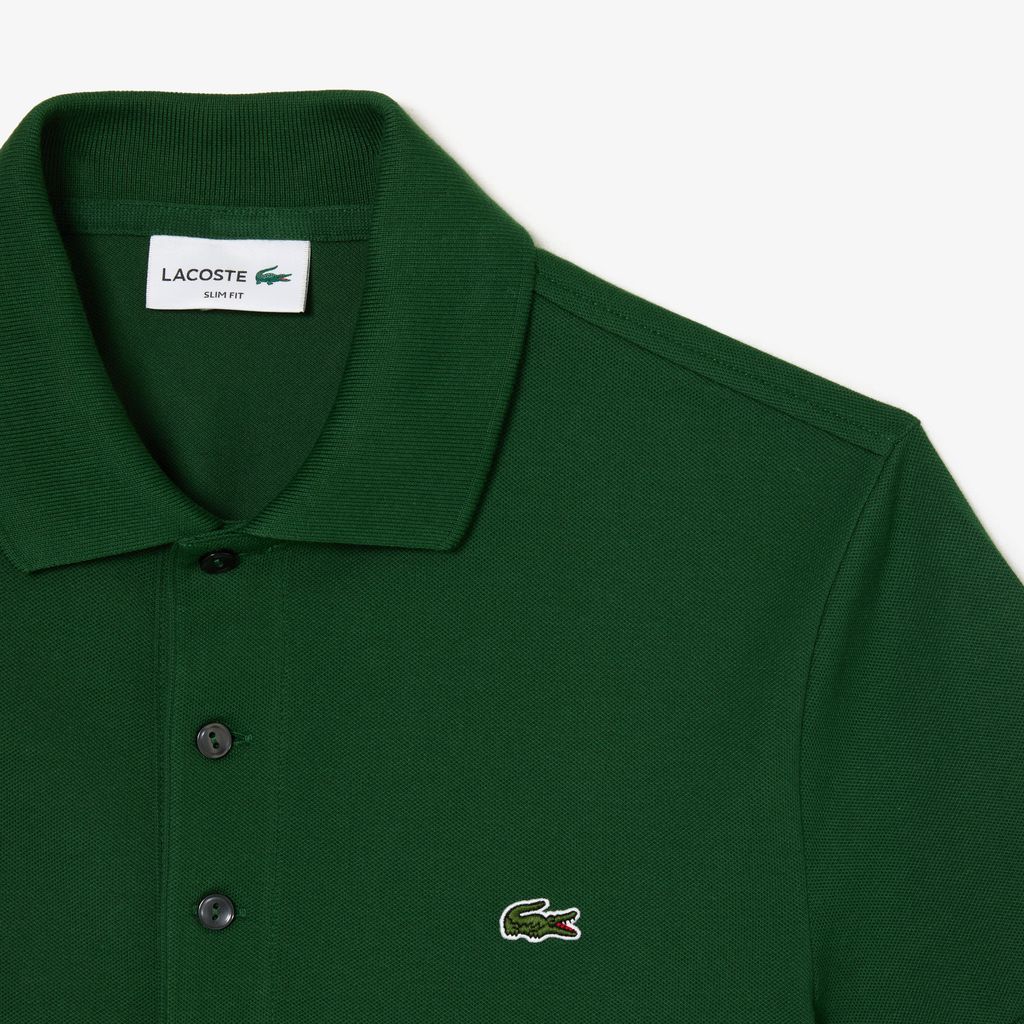 Áo Polo Lacoste Nam Piqué Ôm Dáng Co Dãn