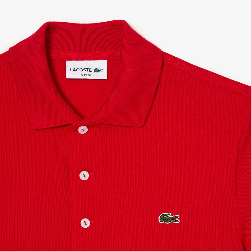 Áo Polo Lacoste Nam Piqué Ôm Dáng Co Dãn