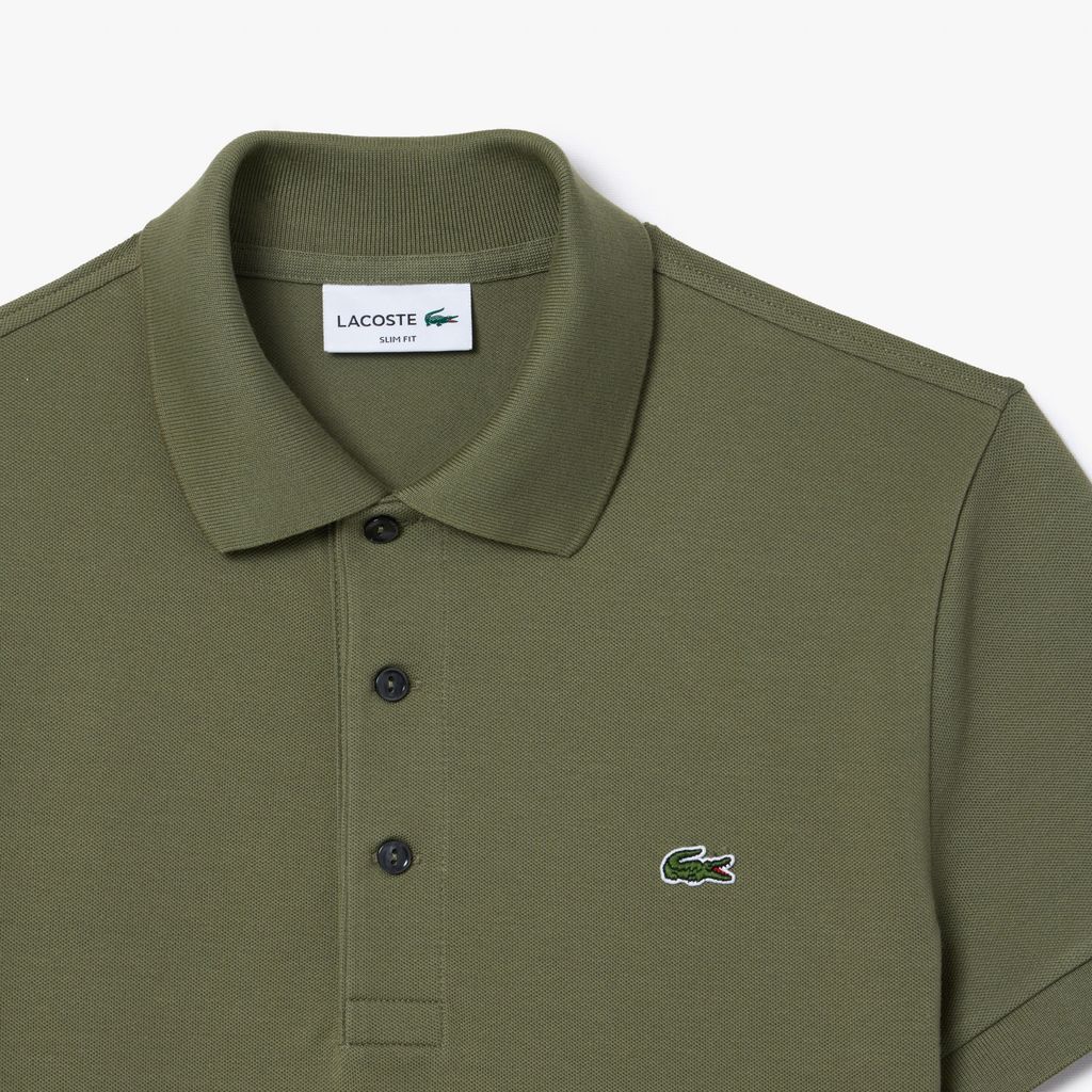 Áo Polo Lacoste Nam Piqué Ôm Dáng Co Dãn