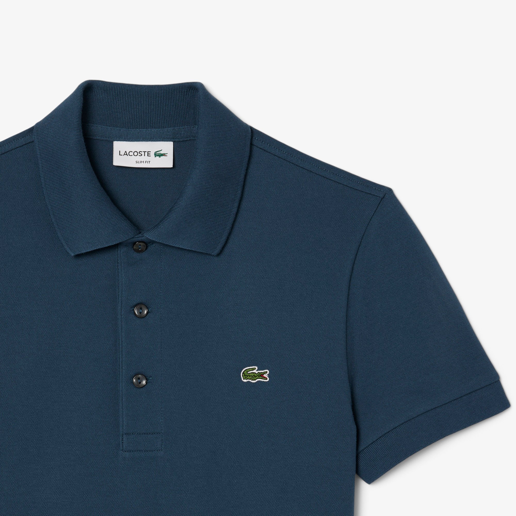 Áo Polo Lacoste Nam Piqué Ôm Dáng Co Dãn